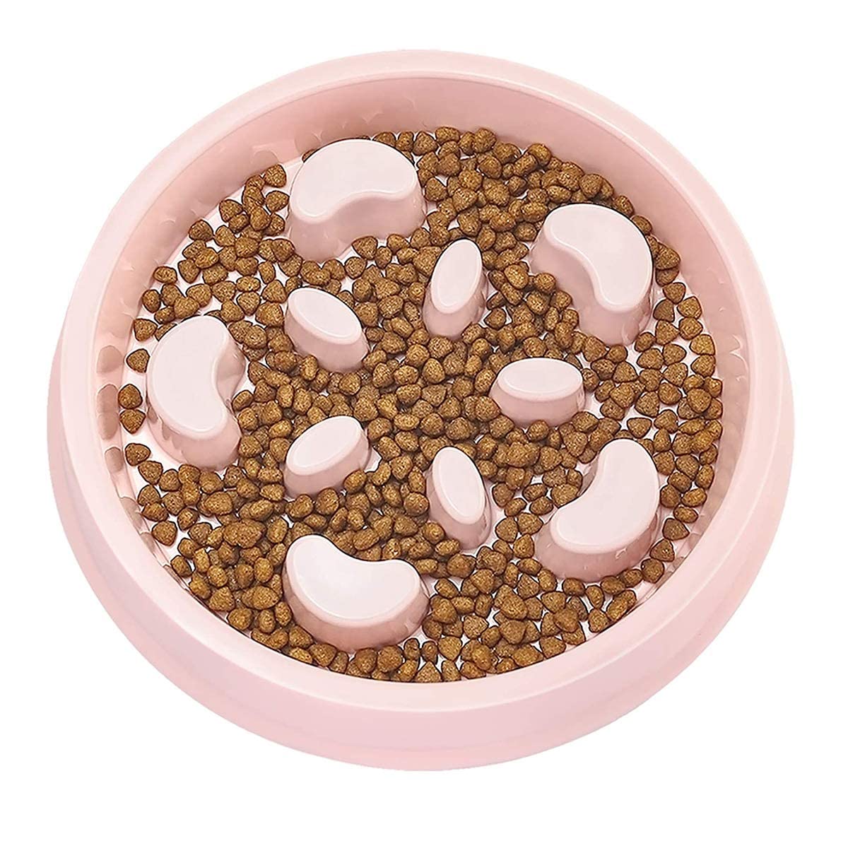 Psk Pet Mart Slow Feeder Dog Bowl No Choking Slow Feeder Bloat Stop Dog Food Water Bowl With Funny Pattern