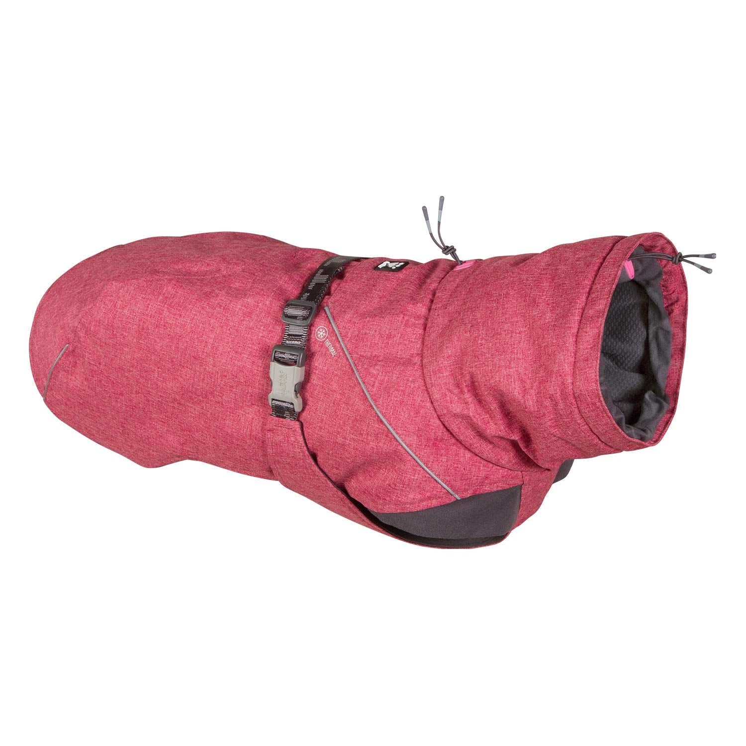 Hurtta Expedition Parka, Winter Dog Coat, Beetroot, 32 in
