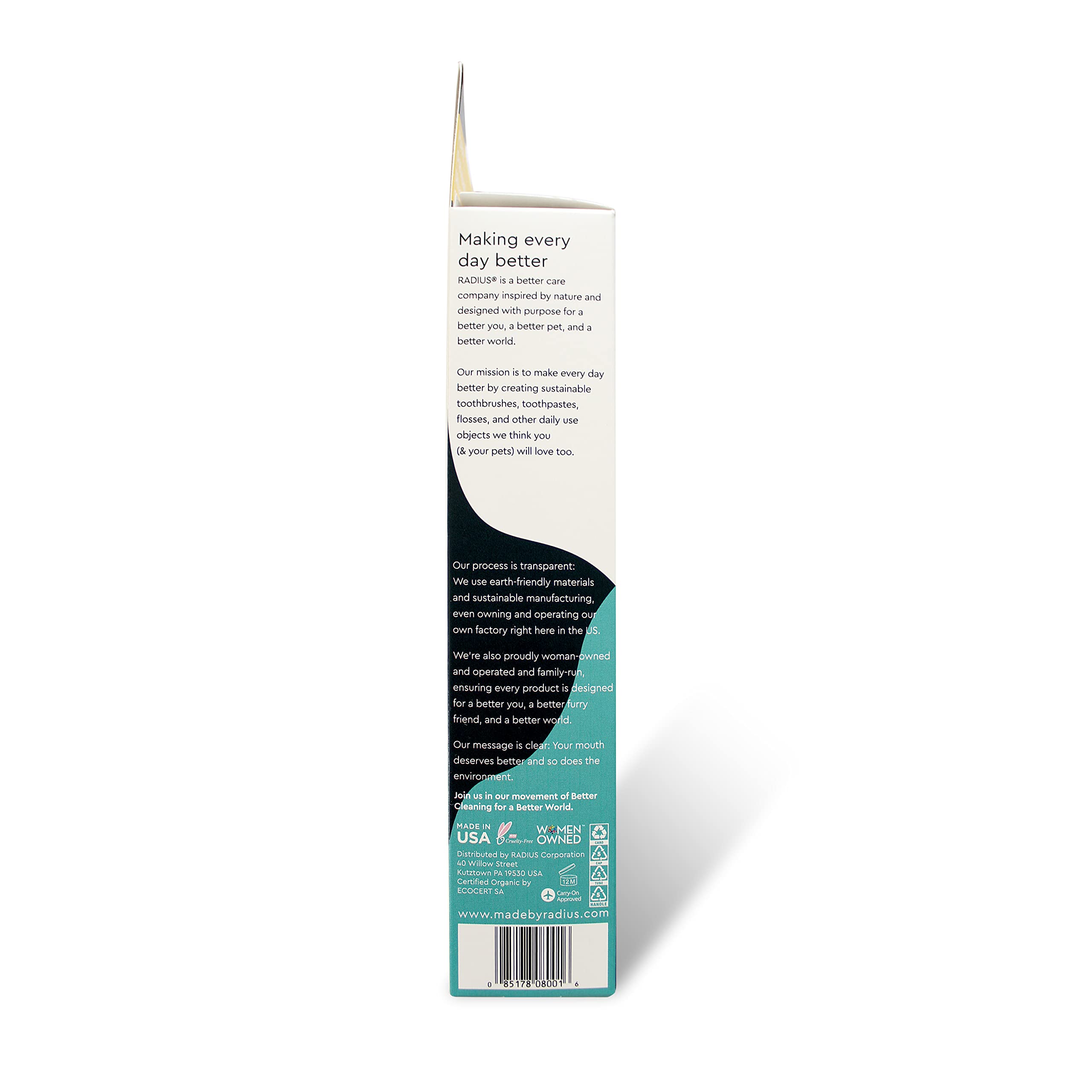 RADIUS USDA Organic Dental Solutions Puppy Kit 2 Units, Kit Includes 1 Dog Toothbrush & 1 0.8oz Toothpaste, Ultra Soft Bristle &