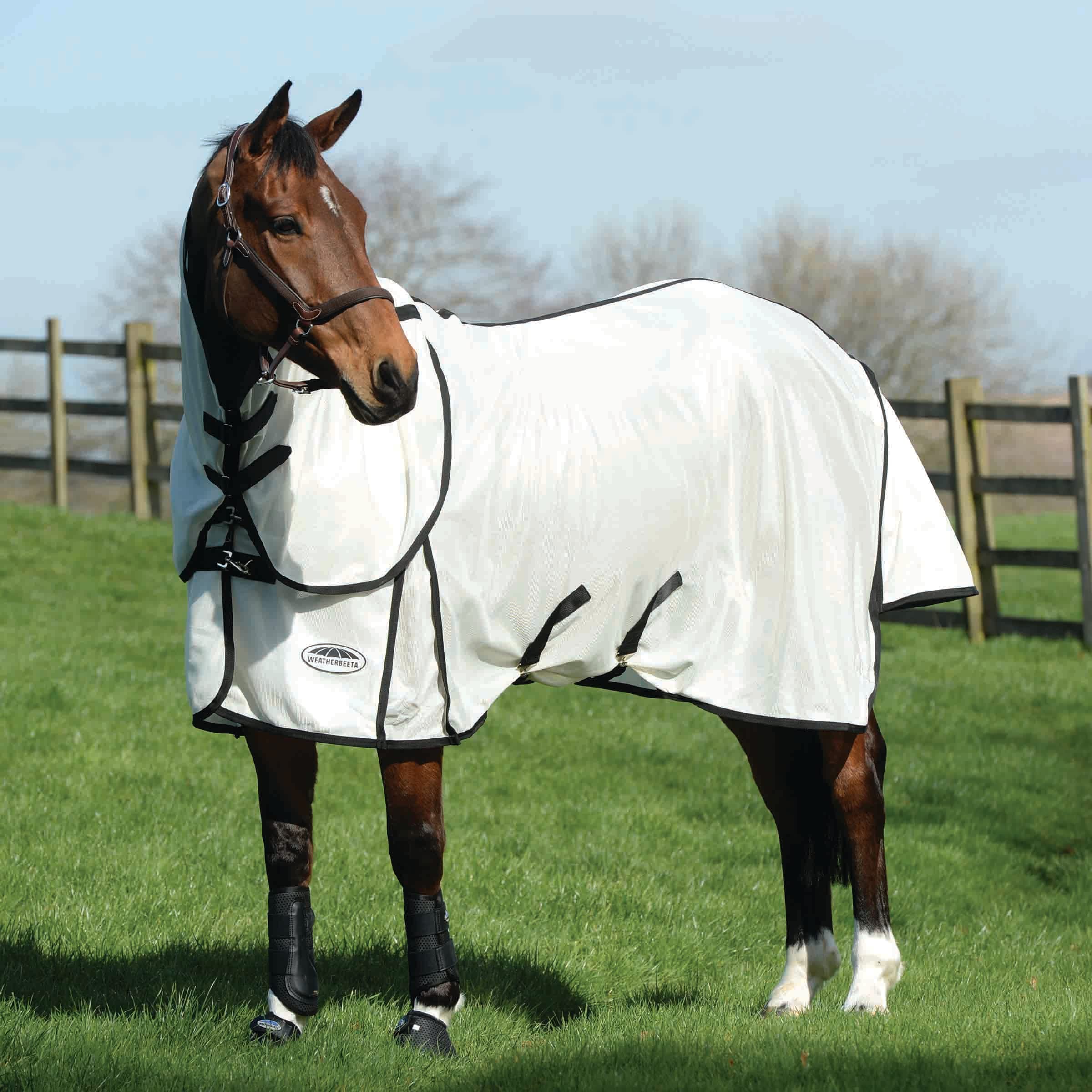 Weatherbeeta Comfitec Airflow Ii Detach A Neck, White/Black, 51'