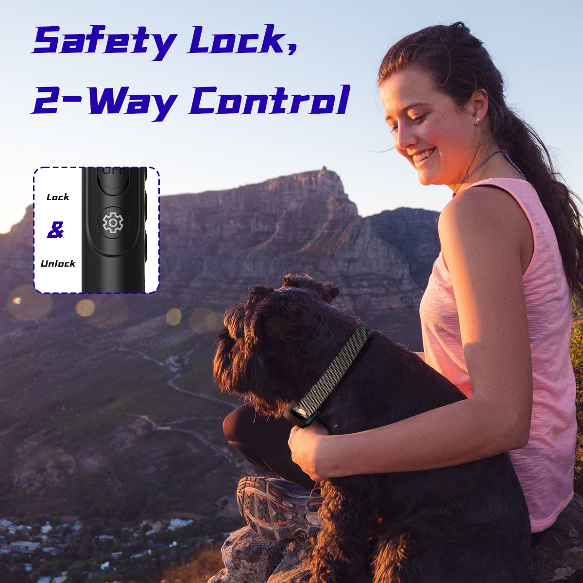 Dog Training Collar With 3300Ft Remote Range 4 Training Modes For Large Medium Small Dogs Rechargable Waterproof Electric Collar