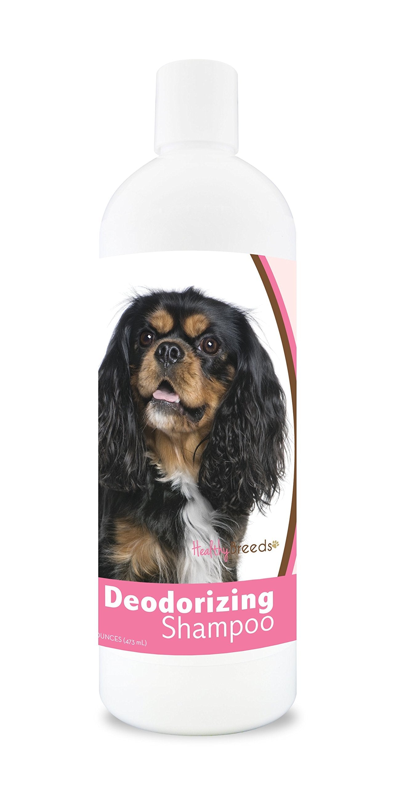 Healthy Breeds Dog Deodorizing Shampoo For Cavalier King Charles Spaniel - Over 200 Breeds - For Itchy Sensitive Dry Flaking Sca
