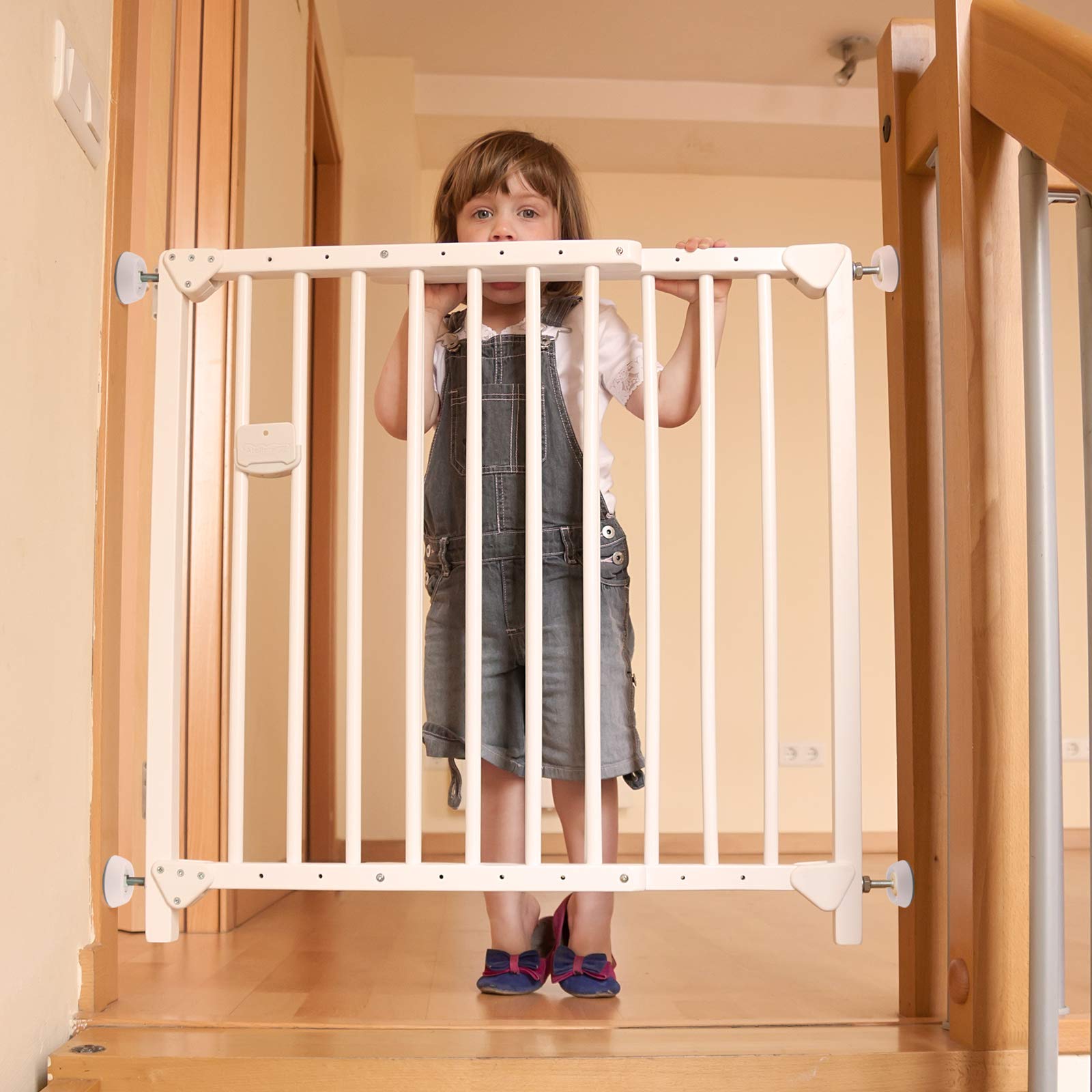 4 Pack Baby Gate Wall Protector Wall Cups For Child Pressure Mounted Stair Safety Gate, Protect Walls & Doorways From Pet & Dog Gates