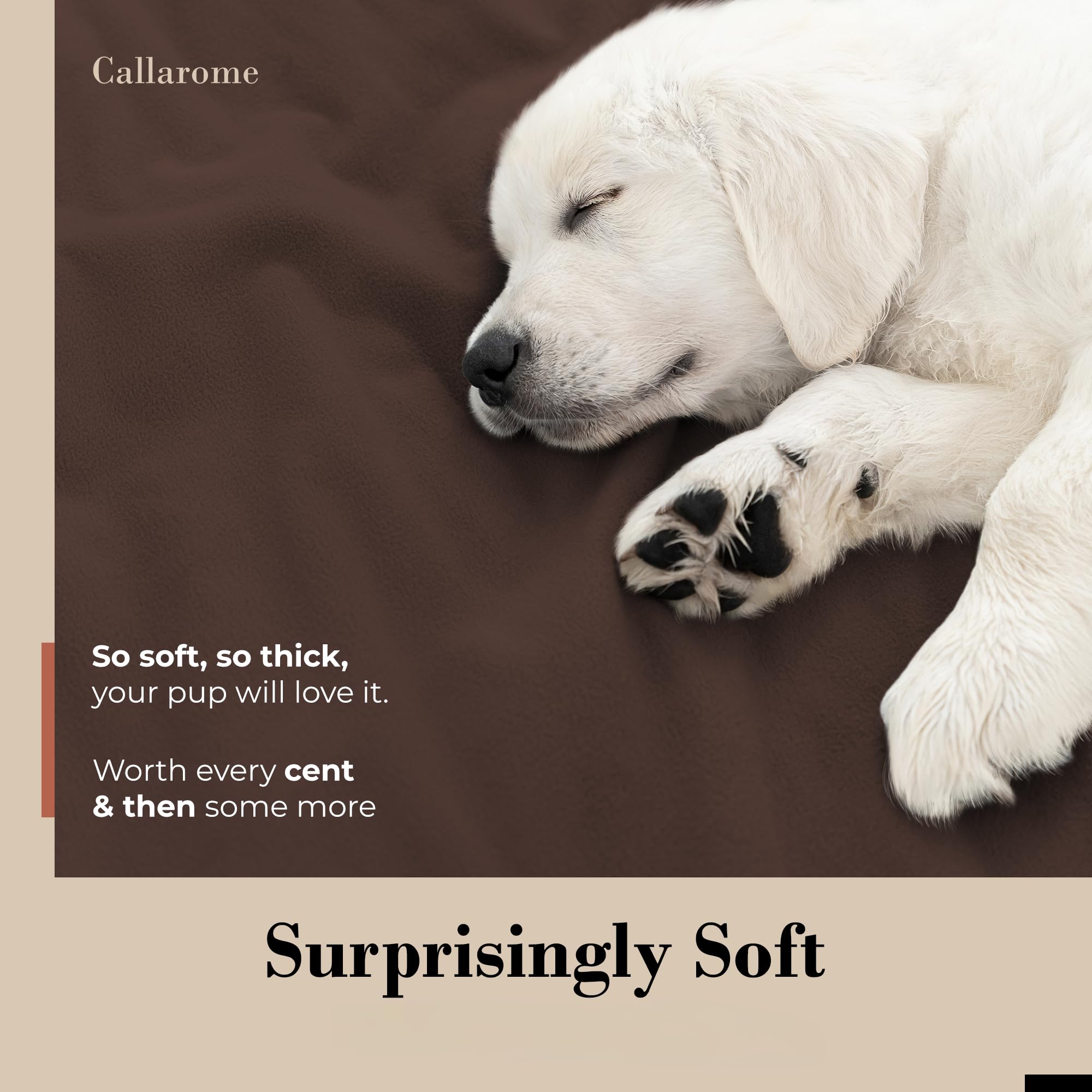 Waterproof Blanket For Bed - Waterproof Dog Blanket For Large Dogs - Pet Blankets For Bed/Couch/Dog Crate, Soft Reversible Furni