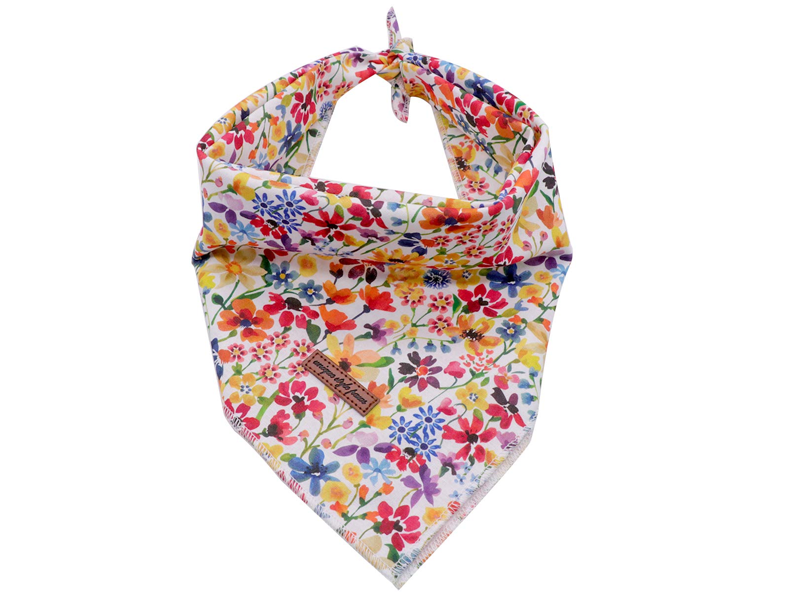 Unique Style Paws Dog Bandanas 1Pc Washable Cotton Triangle Dog Scarfs For Small Medium Large Dogs And Cats