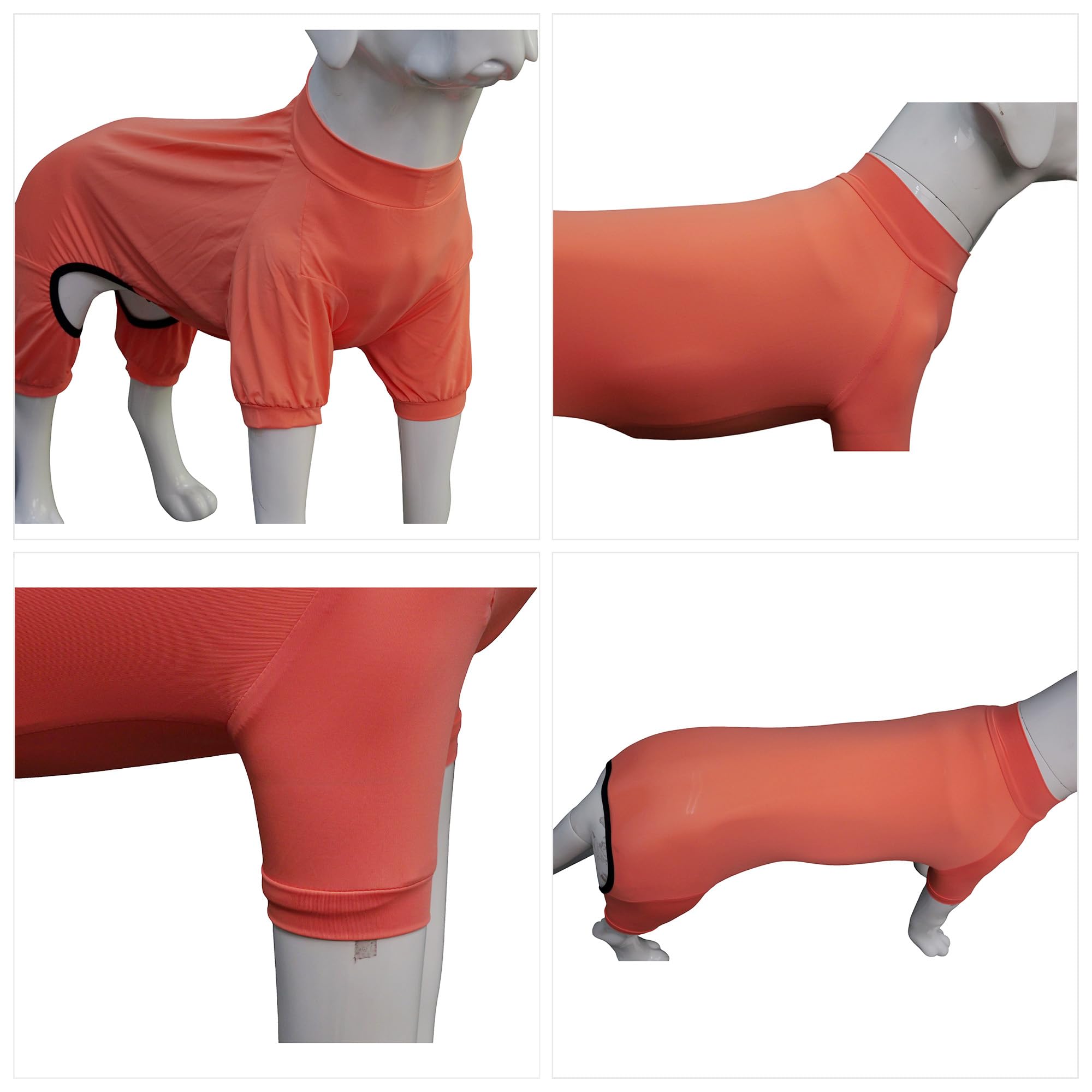 Lovelonglong Dog Jumpsuit With Uv Protection And Quick-Dry Fabric For Spring Summer Pet Pajamas Lobster Pink S
