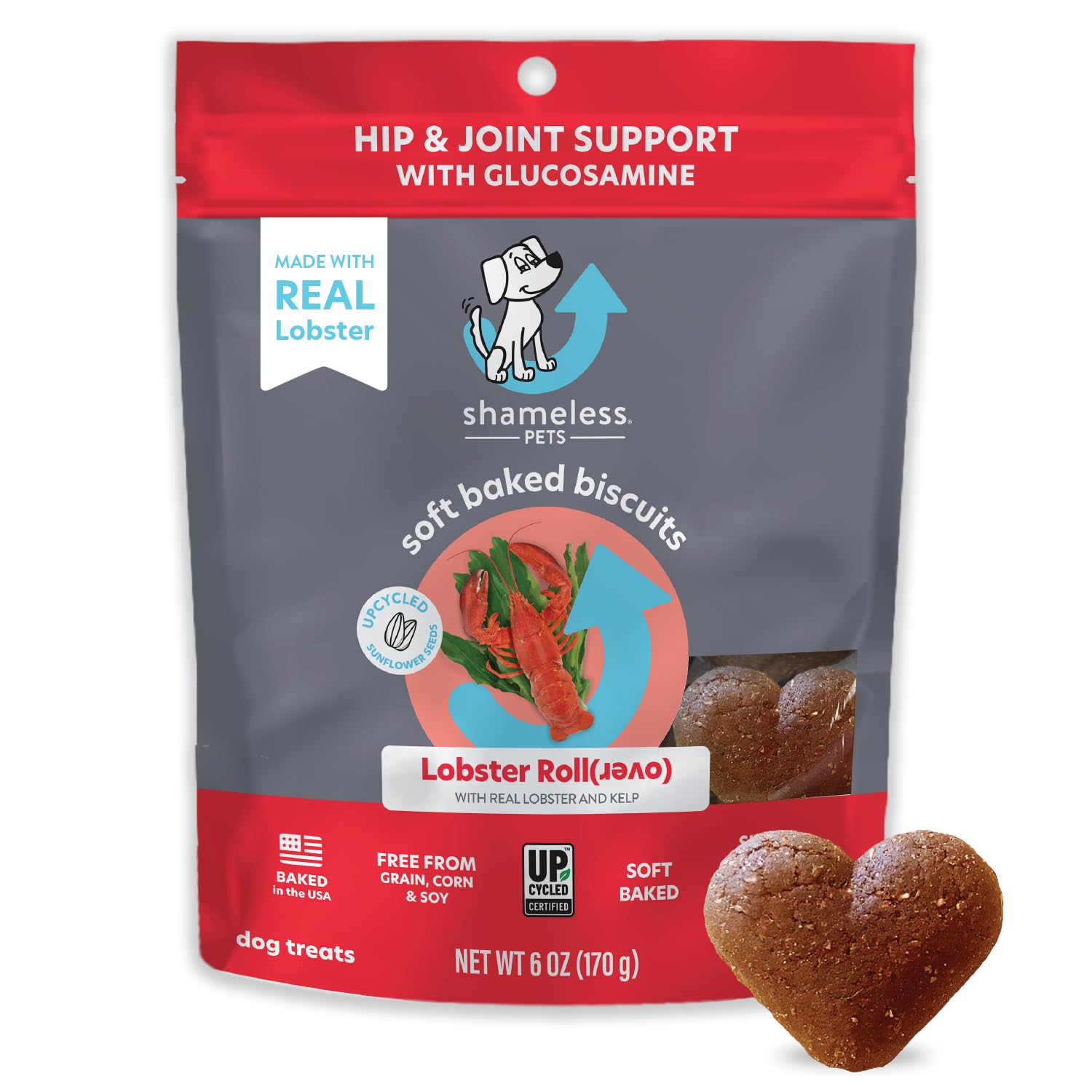 Shameless Pets Soft-Baked Dog Treats - Treats to Help Dog Health and Maintain Healthy Breath, Training Treats for Dogs, Made in 