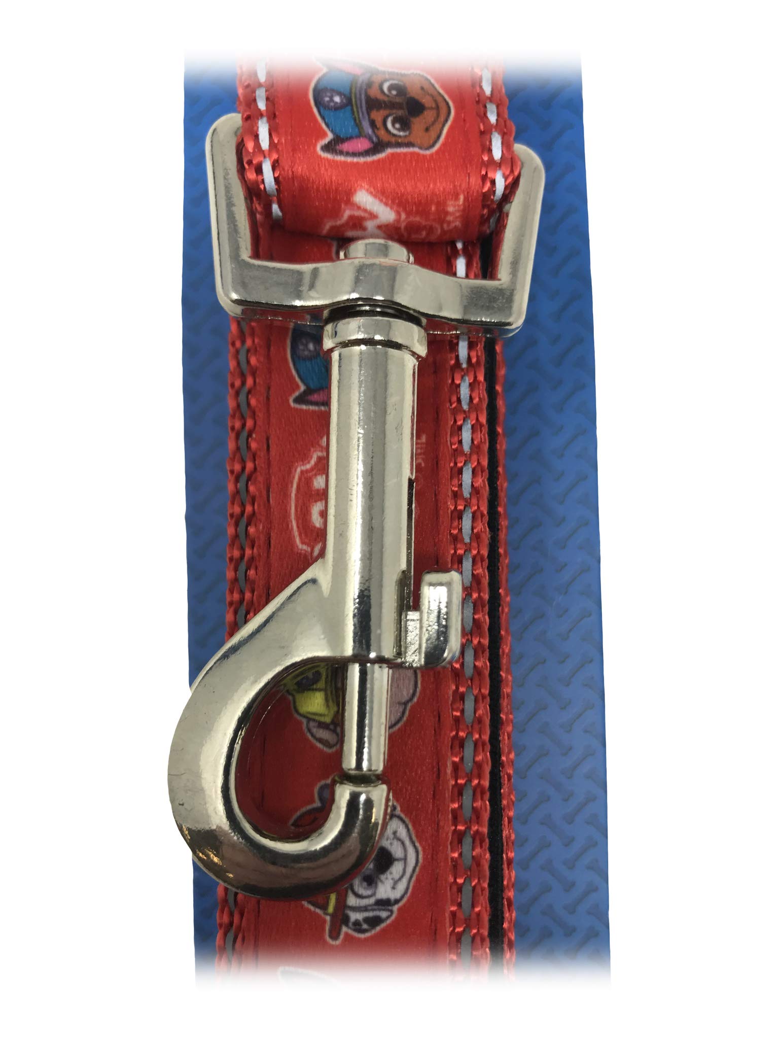 Penn-Plax Officially Licensed Paw Patrol Leash, Reflective Stitching For Safe Adventures, Featuring Marshall, Rubble, And Skye F