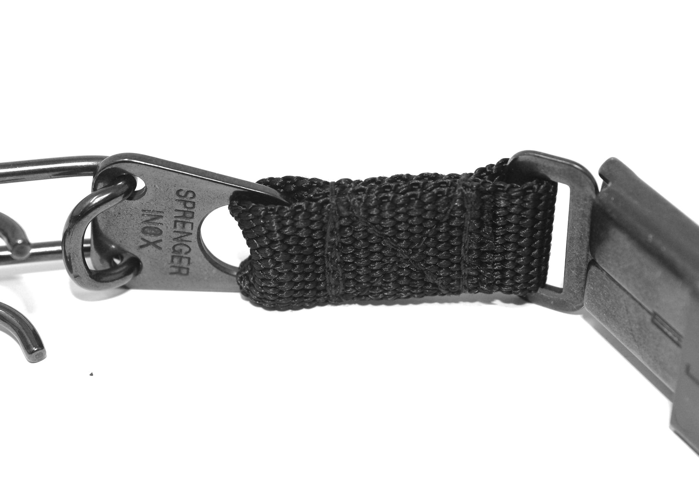 Herm Sprenger Black Stainless Steel Dog Training Collar with Quick Release Buckle Ultra-Plus Pet Collar No-Pull Collar for Dogs