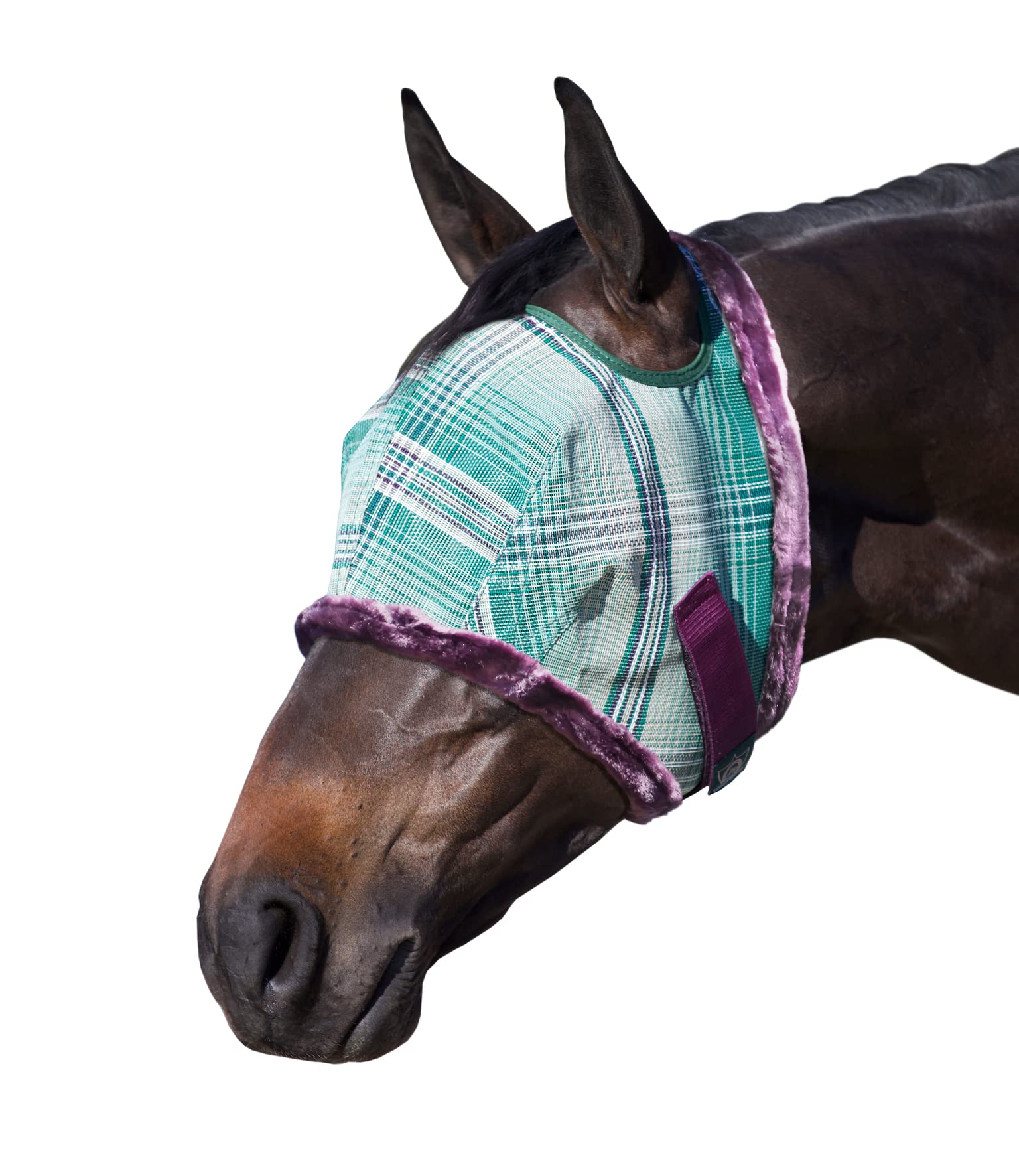 Kensington Fly Mask w/Fleece Trim Size:S-Yearling Color: 2019 - Imperial Jade