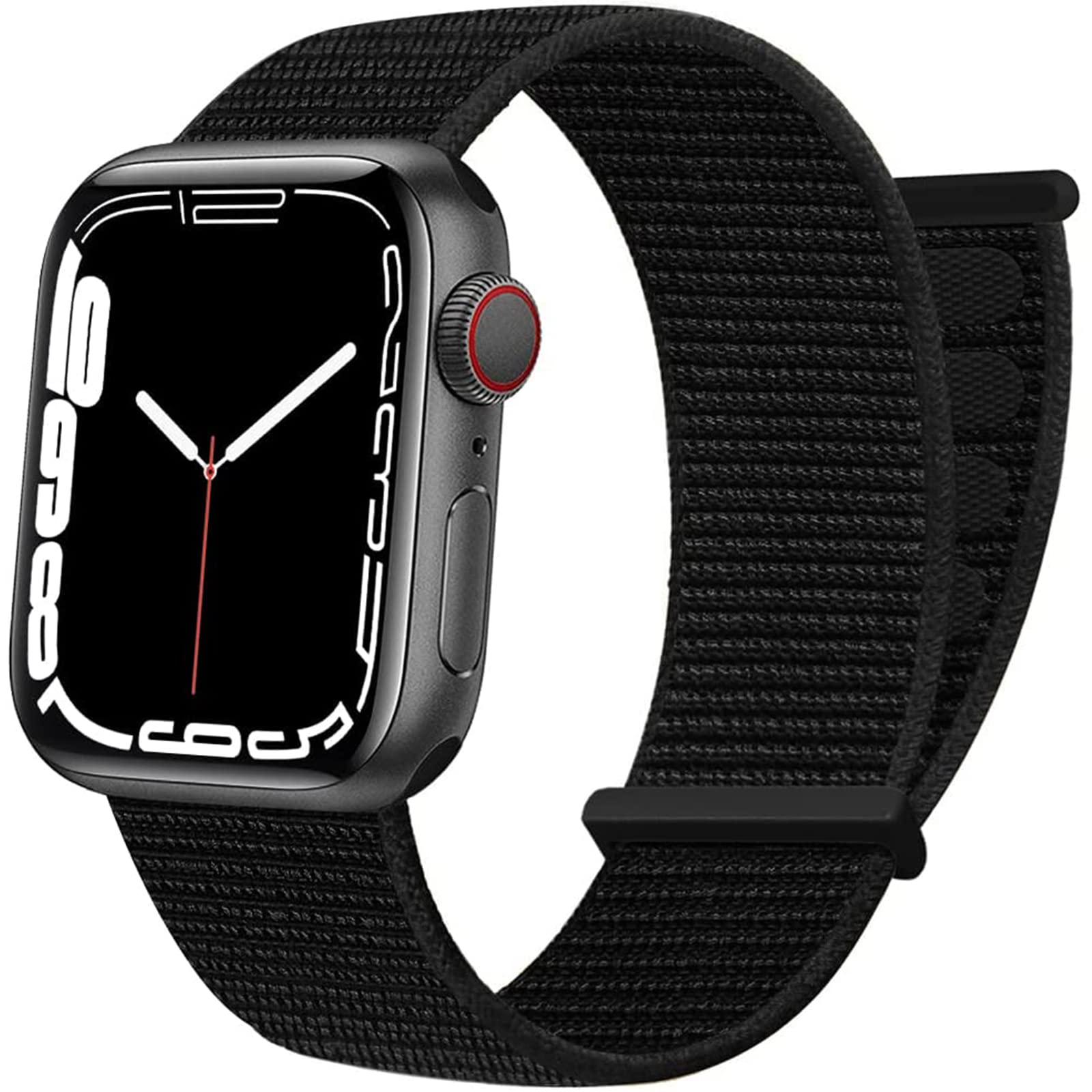 Blackpro For Kids Apple Watch Band, Breathable Soft Nylon Loop Strap For Boy Girl, Compatible With Apple Watch Series 7654321Se 