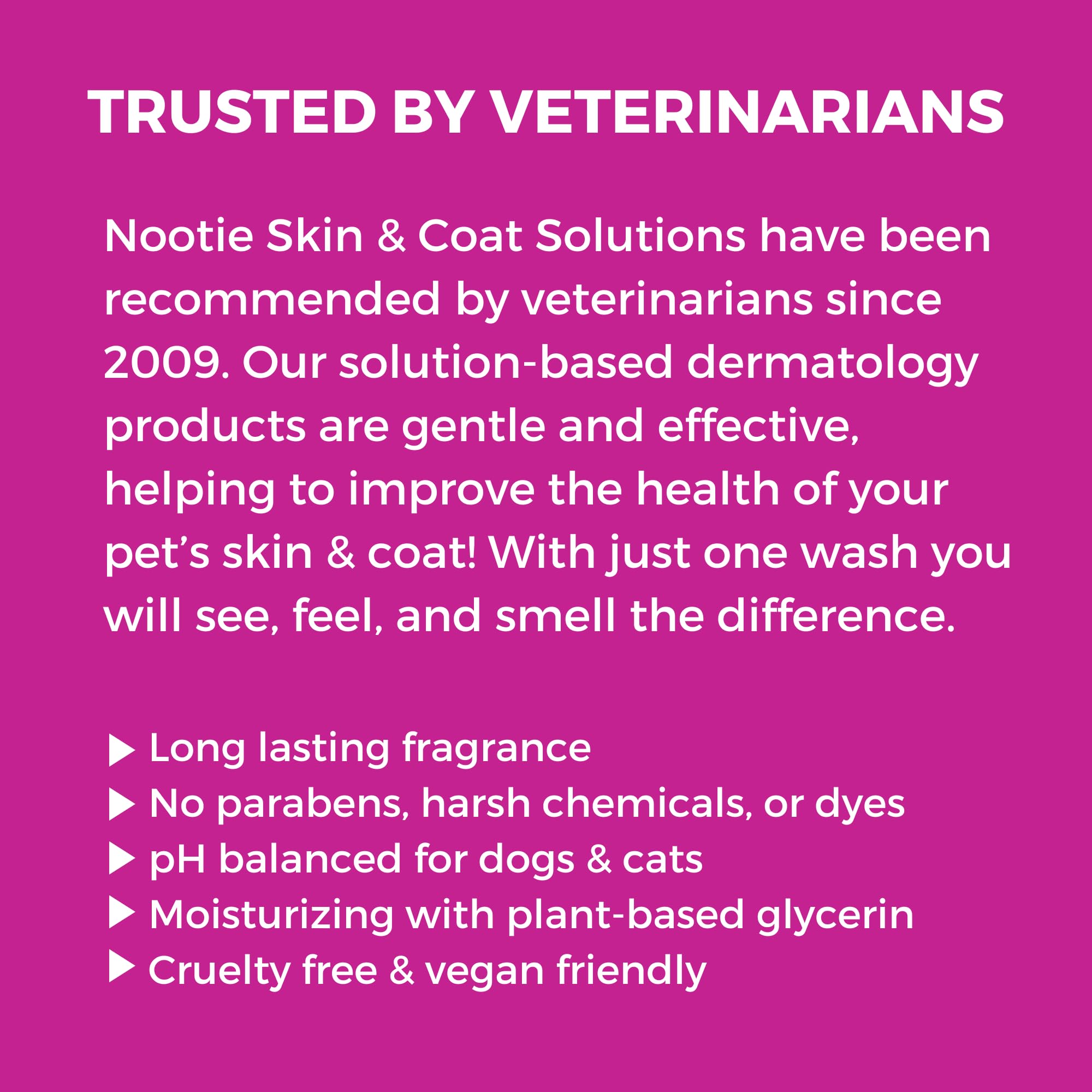 Nootie - Pet Shampoo For Sensitive Skin - Revitalizes Dry Skin & Coat - Natural Ingredients - Gentle Dog Shampoo - Cleans & Conditions