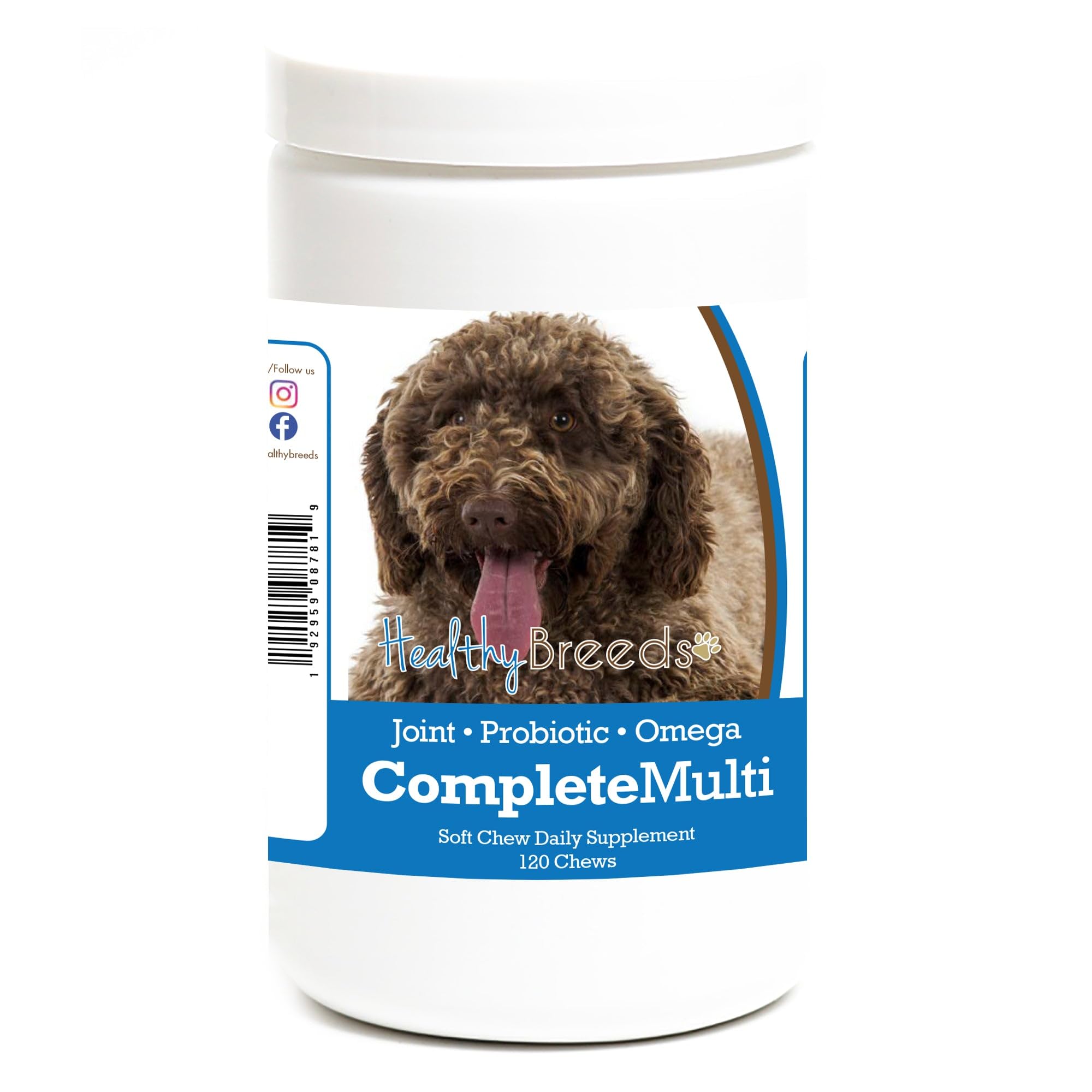 Healthy Breeds Spanish Water Dog All in One Multivitamin Soft Chew 120 Count