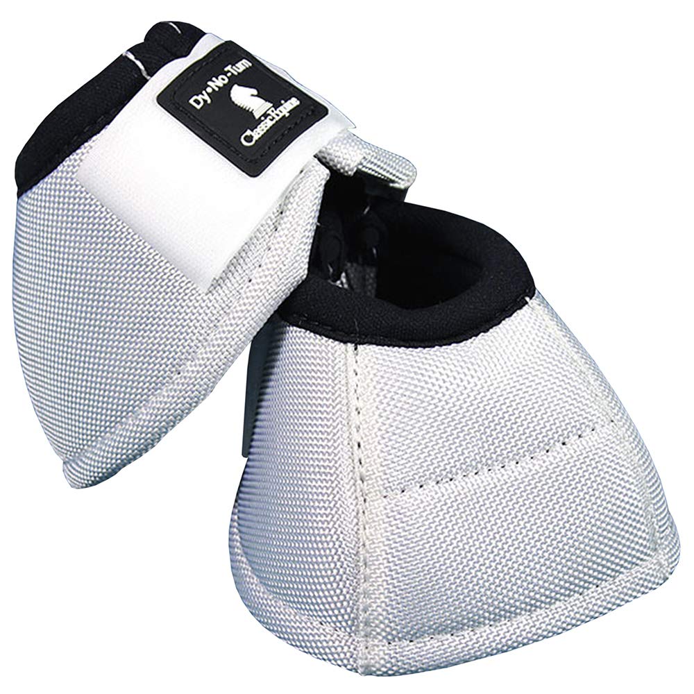 Classic Equine Dynohyde No Turn Bell Boot White