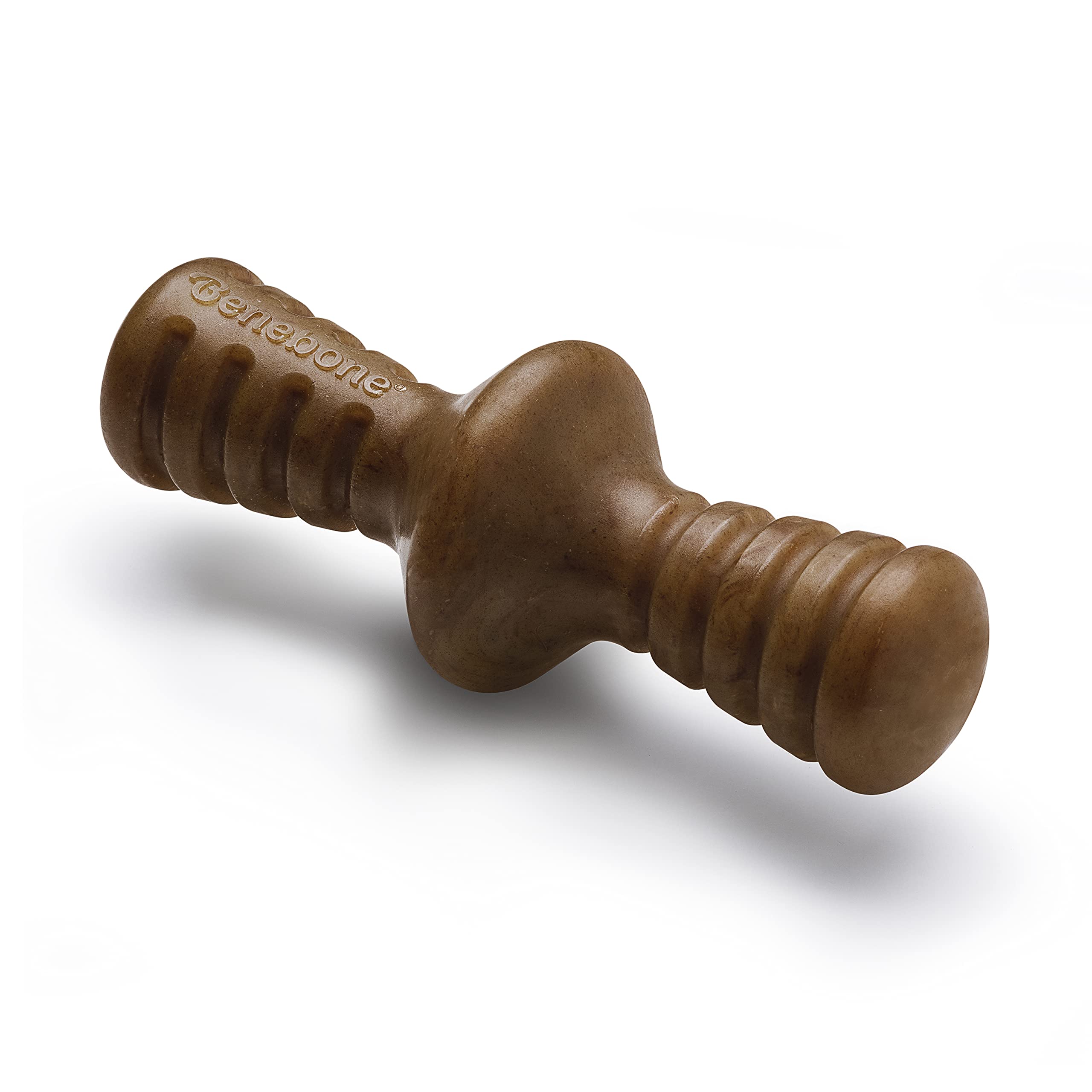Benebone 2-Pack Maplestick/Zaggler Durable Dog Chew Toys, Real Maplewood, Real Bacon, Made In Usa Small