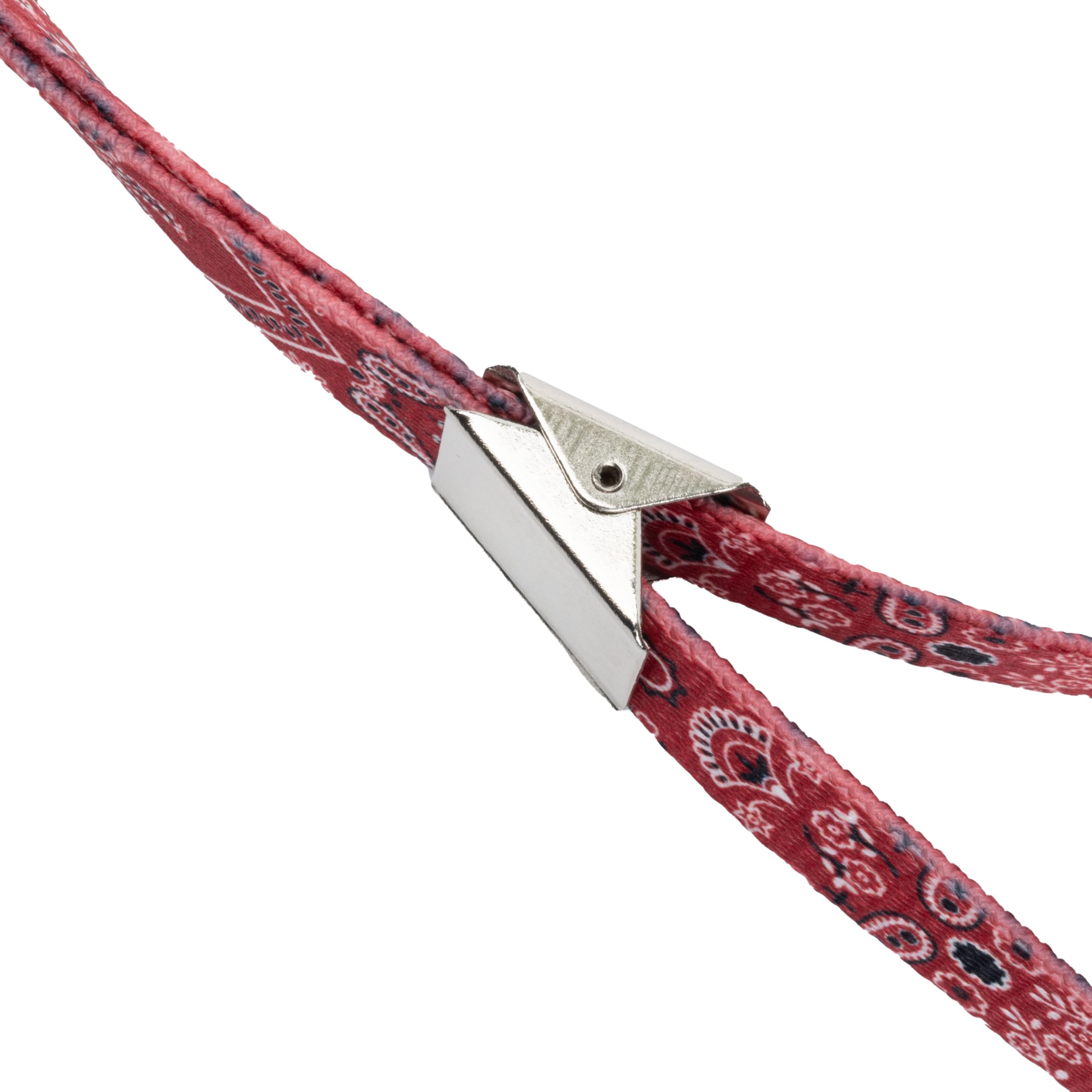 Country Brook Petz - Red Bandana Spring Loaded Grooming Loop Featuring Unique Designs For Any Style (5/8 Inch Wide, 20 Inch)