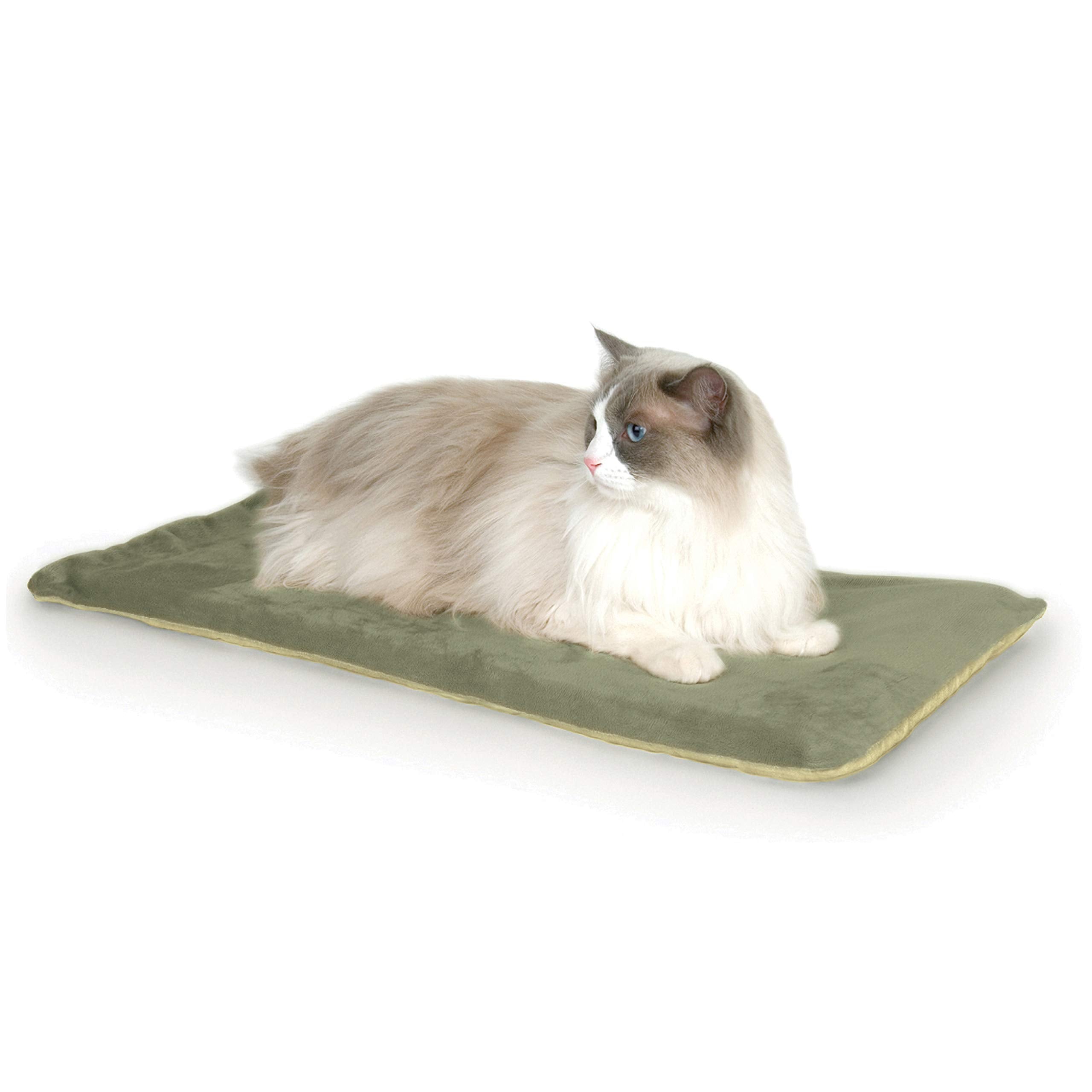 K&H Pet Products Heated Thermokitty Mat, Indoor Heated Cat Bed, Pet Heat Pad For Indoor Cats And Small Dogs, Cat Heating Pad, E