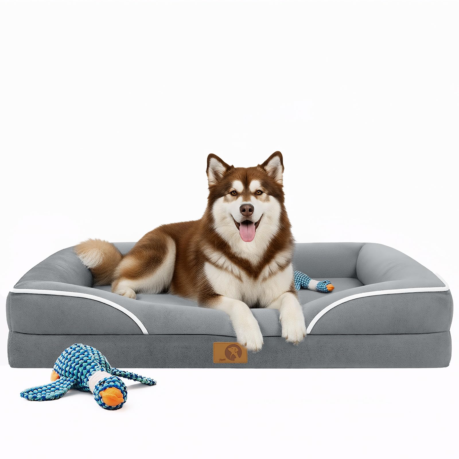 Homemate Dog Bed for Extra Large Dog: 48x35 in Orthopedic Large Dogs Bed XXL Outdoor Pet Cat Bed Sofa Supplies with Toy Dogs Cra