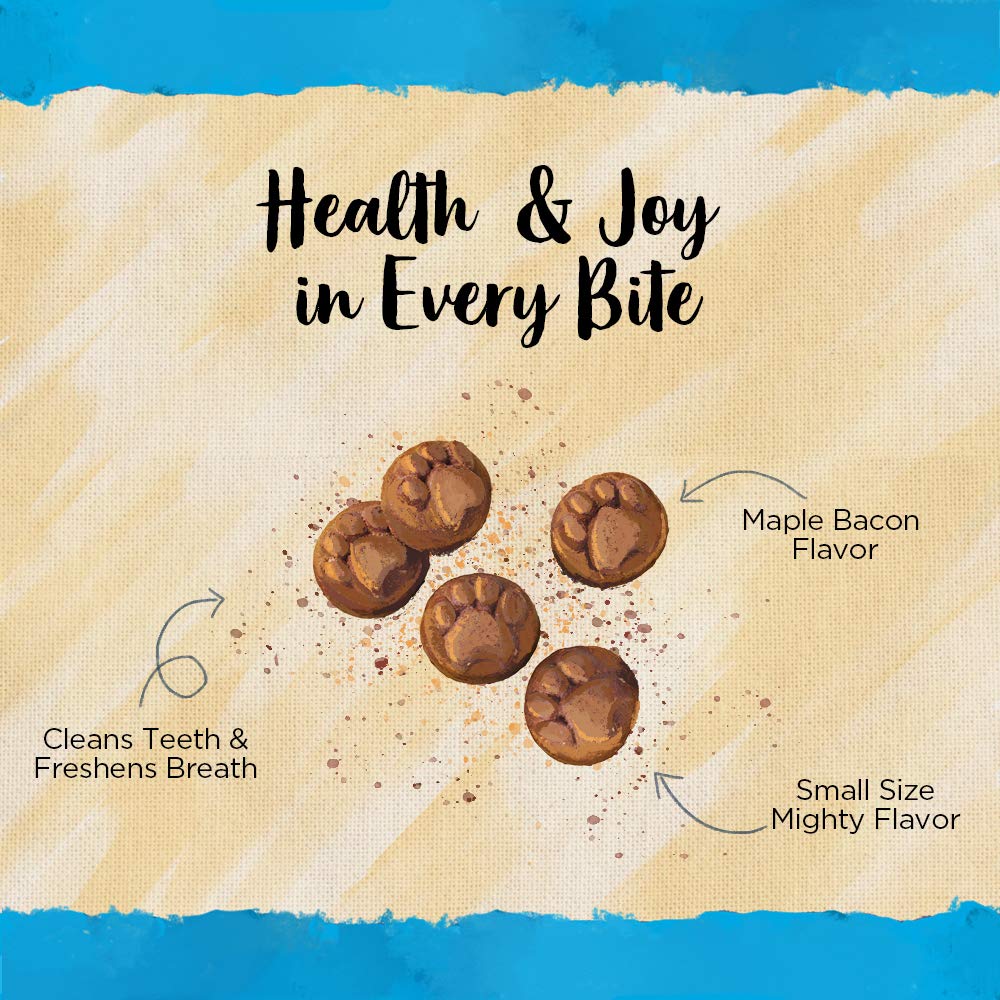 Blue Dog Bakery Natural Dog Treats, Doggie Paws, Maple Bacon Flavor, 16.2oz (6 Count)