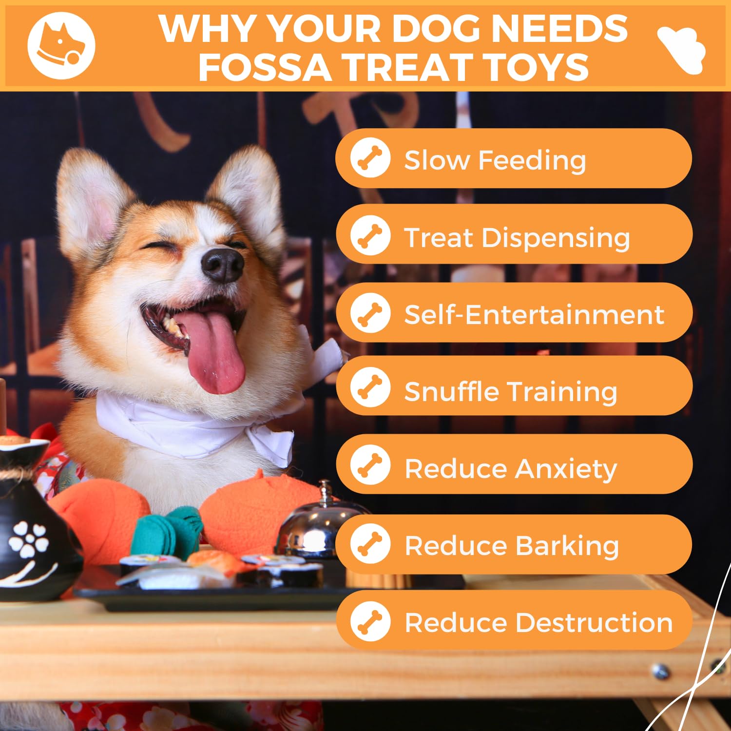 Boredom Buster For Small And Medium Dog, Interactive Treat Puzzle Rug, Slow Feeder Mat With Squeaky Carrots, 20-40 Mins Self-Ent