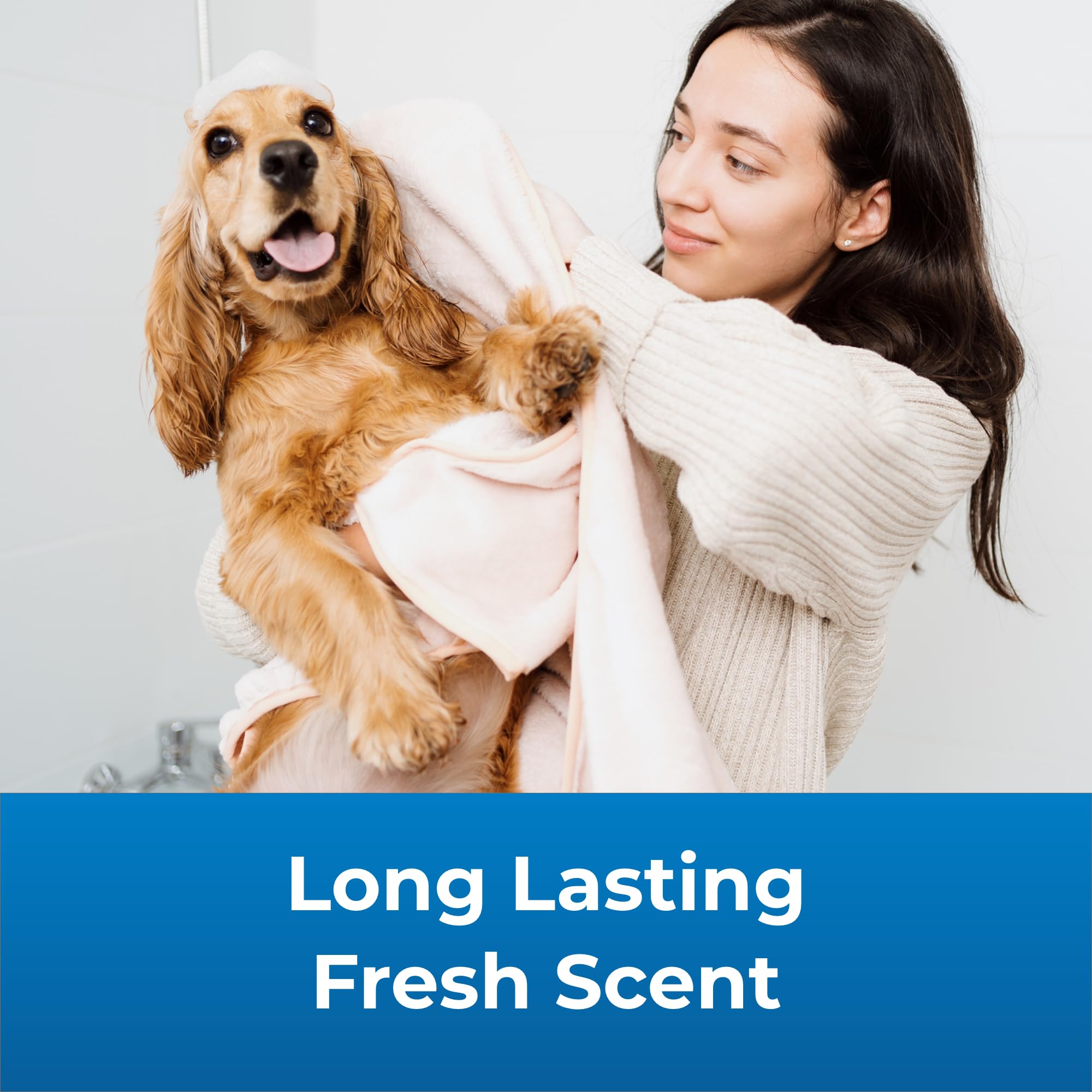 Pet-Ag Fresh ’N Clean Oatmeal ’N Baking Soda Conditioner, Tropical Fresh Scent - 18 Oz - Gently Cleans, Soothes & Deodorizes Dogs With Vitamin E & Aloe Vera - Soap Free