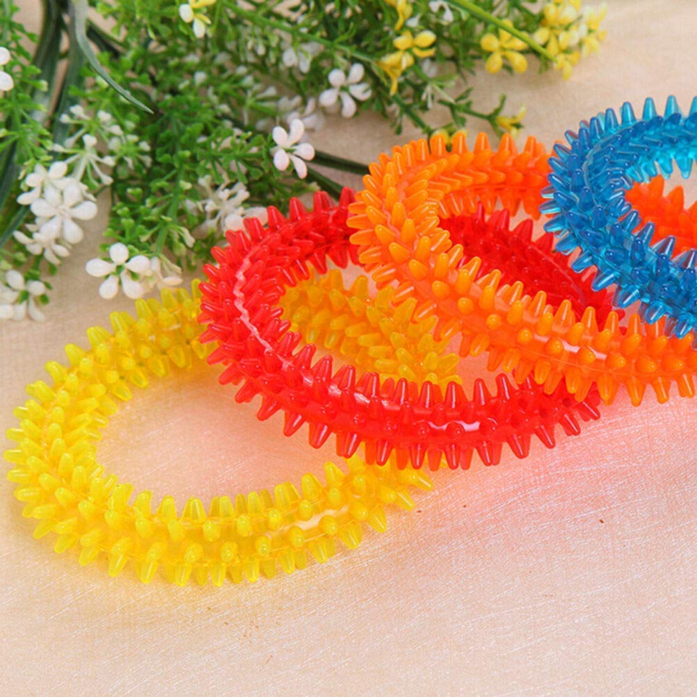 Psk Traders Puppy Teething Dental Ring Dog Chew Toy 1 Pcs Color May Vary