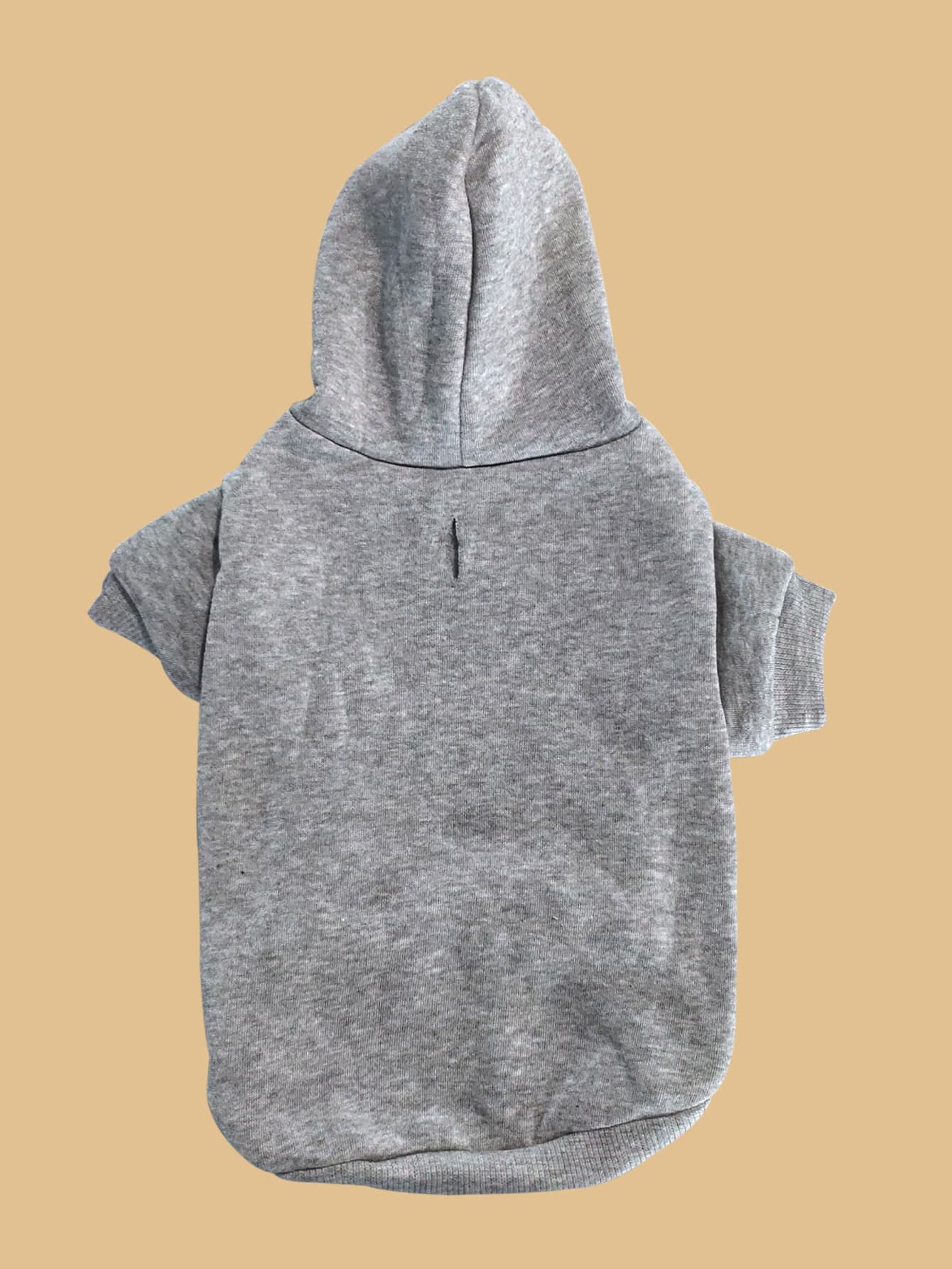 Qwinee Basic Dog & Cat Hoodie - Warm Jacket & Shirt For Small To Large Puppies, Kittens & Dogs - Light Grey