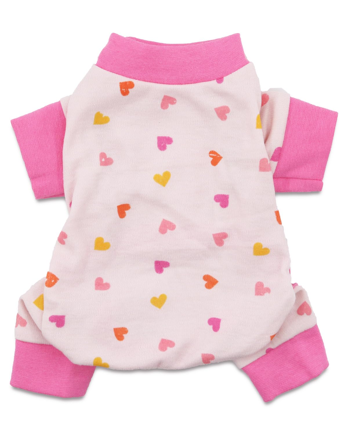 Droolingdog Small Dog Pajamas Dog Pjs For Medium Dogs Doggie Onesie For Small Dogs With Cute Heart Pattern