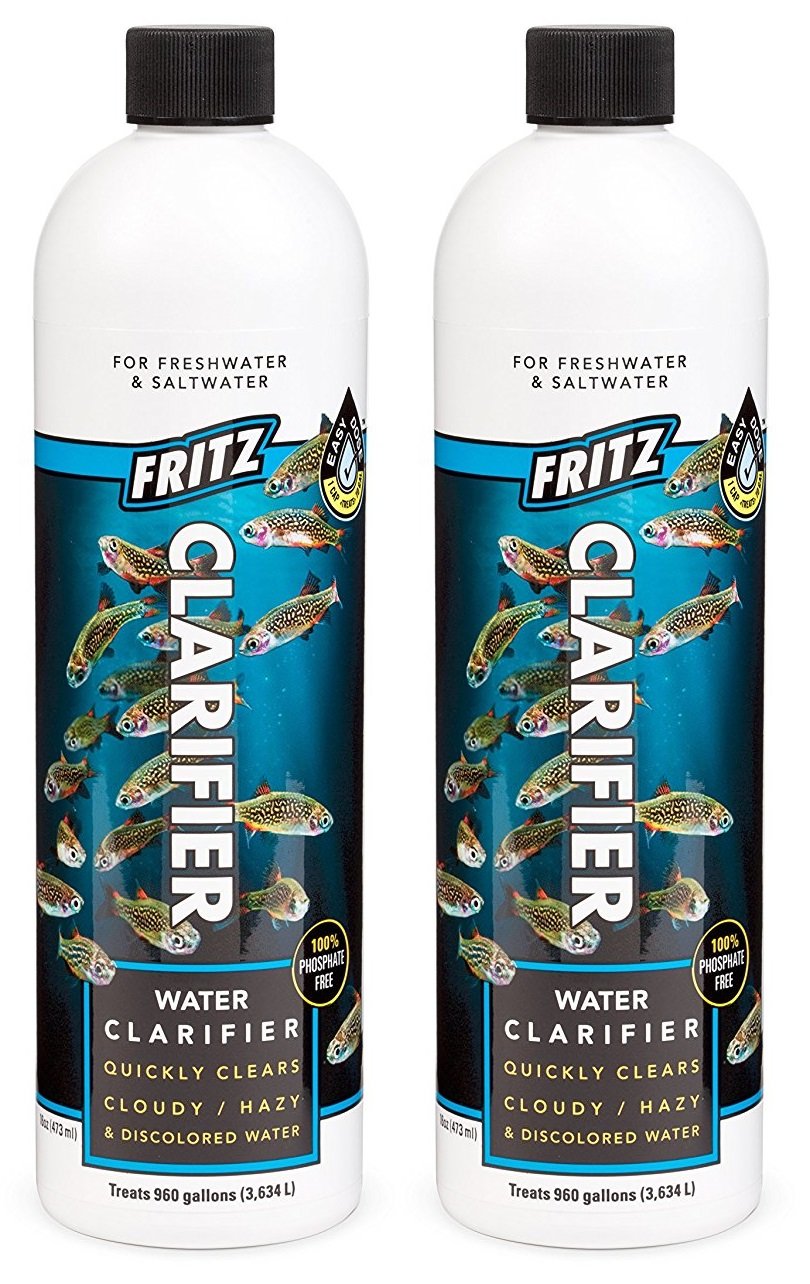 Fritz Aquatics Water Clarifier for Aquarium (2 Pack / 16-Ounce)