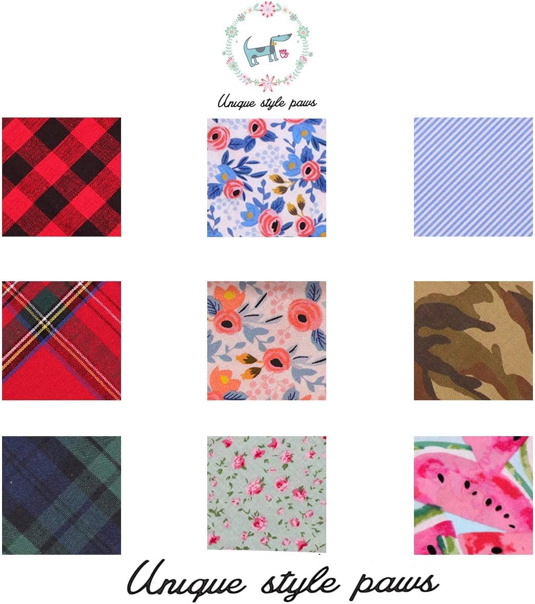 Unique Style Paws Dog Christmas Bandanas 1Pc Washable Cotton Triangle Dog Scarfs For Small Medium Large Dogs And Cats-New Green