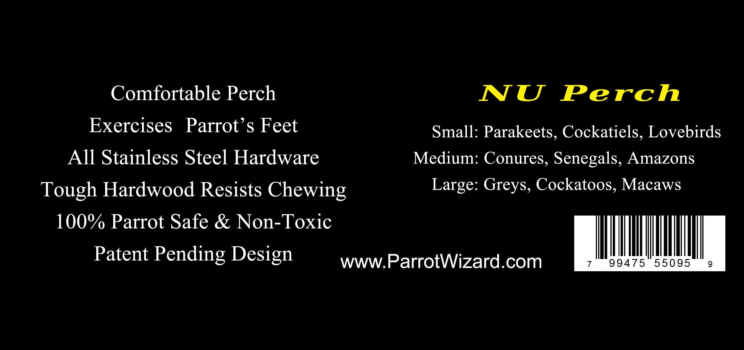 Deluxe Hardwood Nu Perch - Large