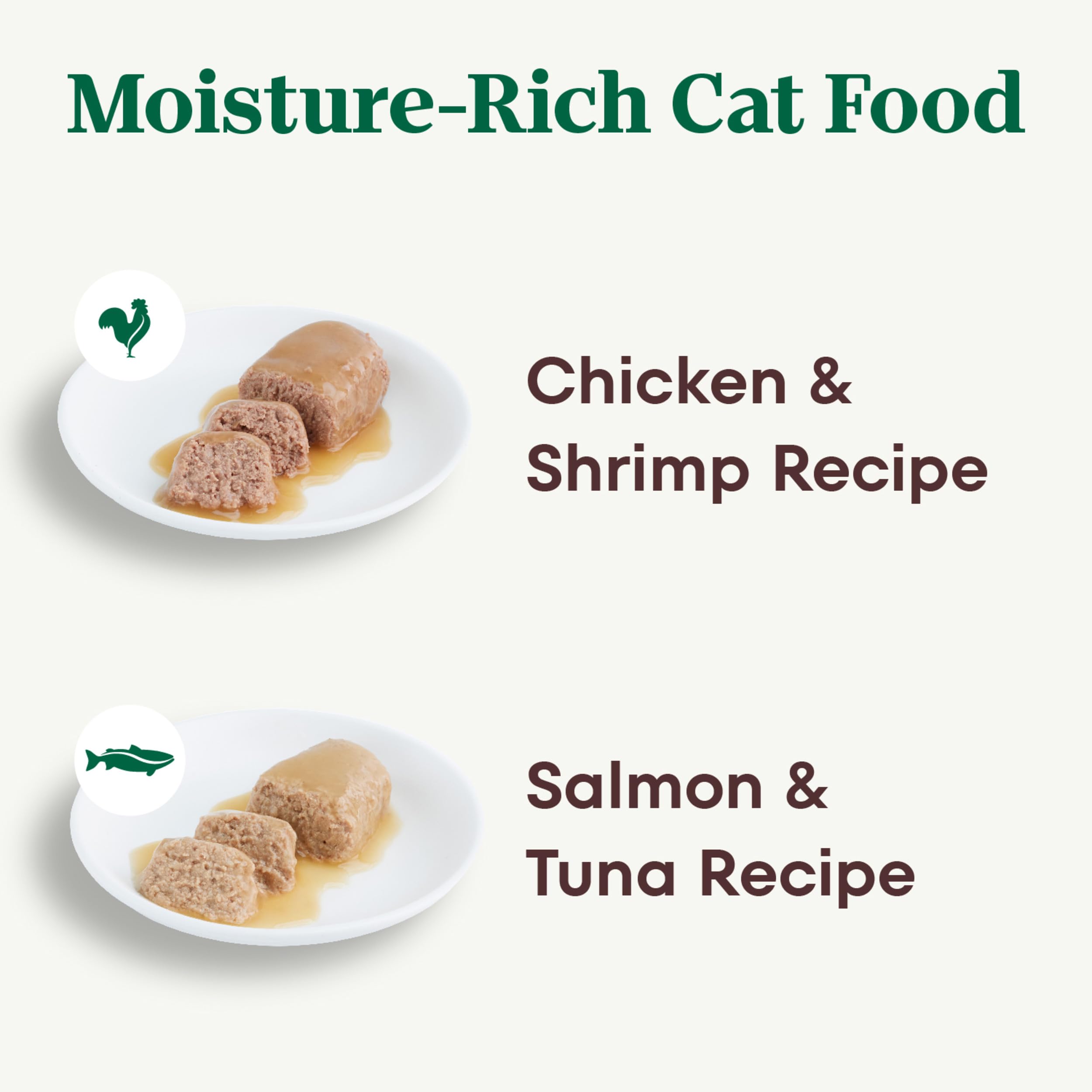 Nutro Wet Cat Food Pat   Multipack: Salmon & Tuna; Chicken & Shrimp; 2.64 oz Trays (12 Count, Pack of 2)