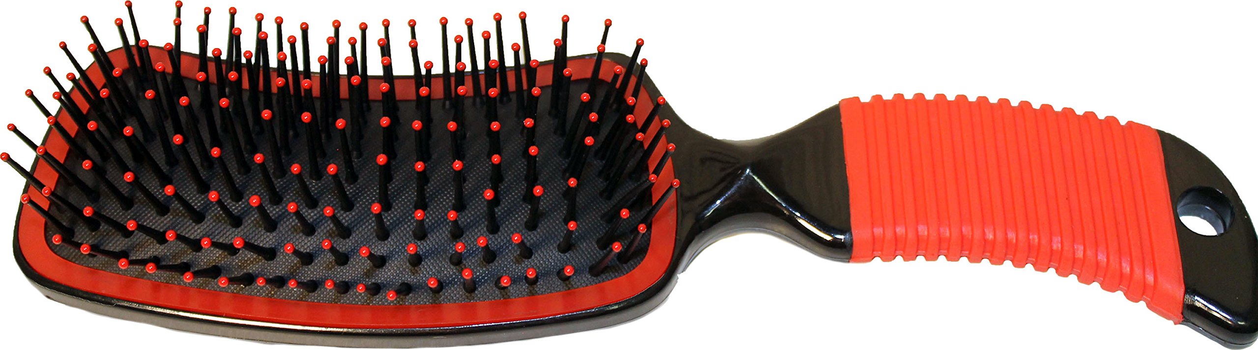 Partrade Trading Corporation Curved Mane And Tail Brush Red