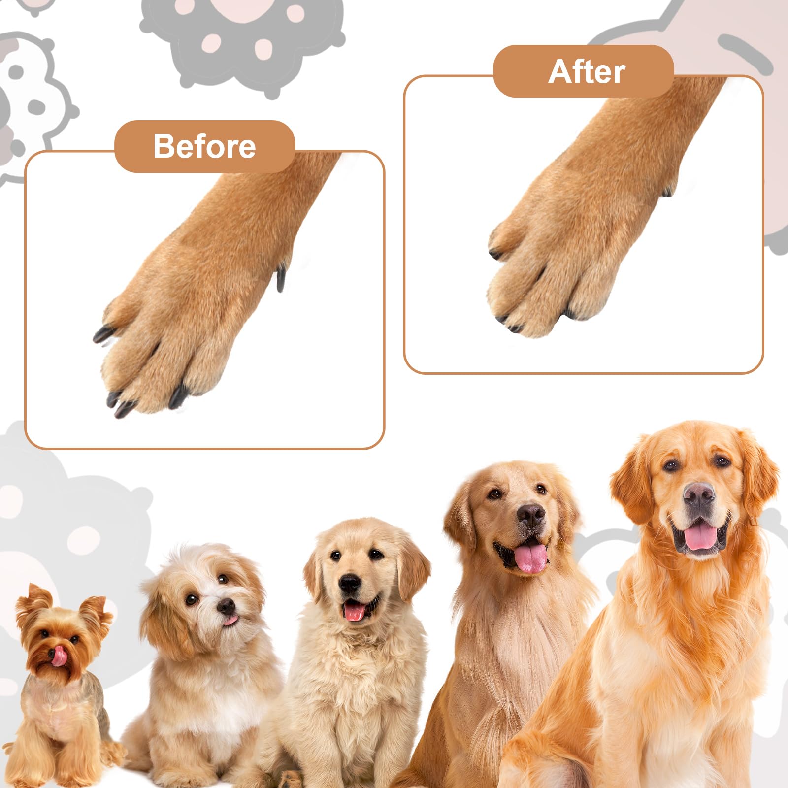 Ciatbyyj Dog Nail File With 6Pcs Replaceable Filing Disc, Dog Scratch Board For Safe And Easy Nail Care, Dog Nail Scratch Board