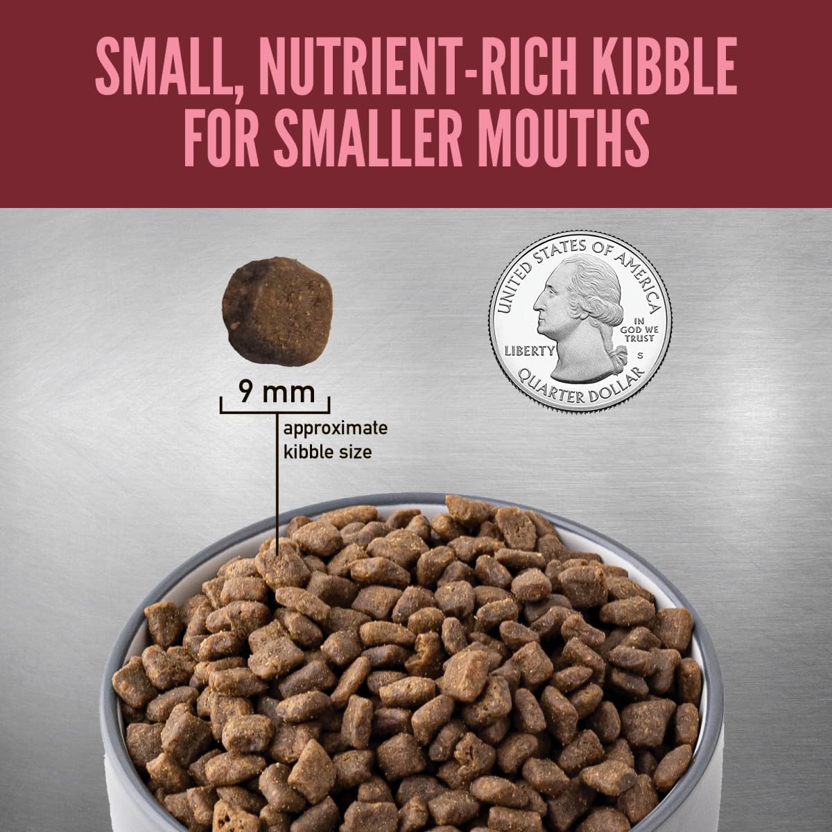 ORIJEN Small Breed Dry Dog Food, Grain Free Dry Dog Food for Small Breeds, Fresh or Raw Ingredients, 10lb