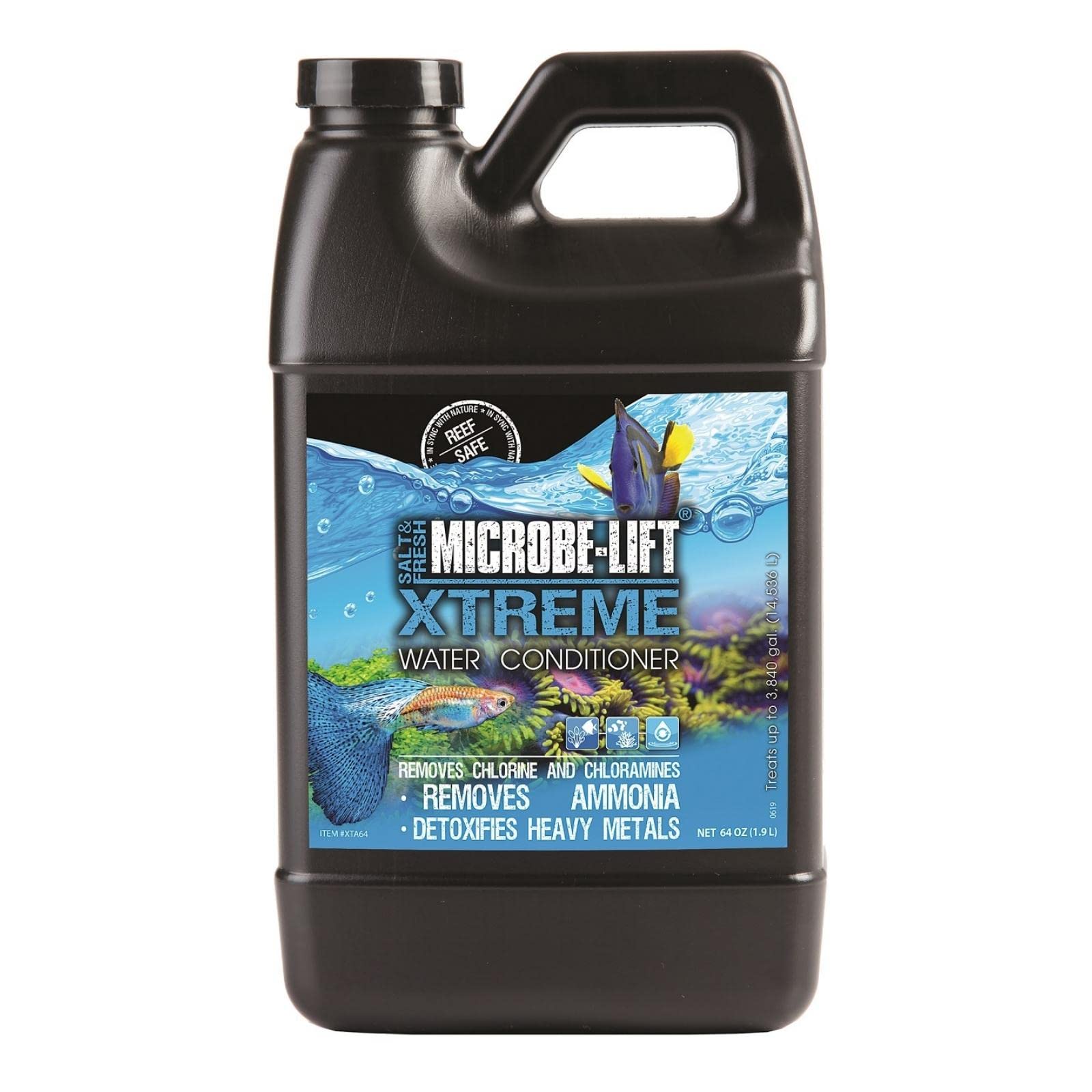 MICROBE-LIFT XTA64 Xtreme Water Conditioner Treatment for Aquariums and Fish Tanks, 64 Ounces