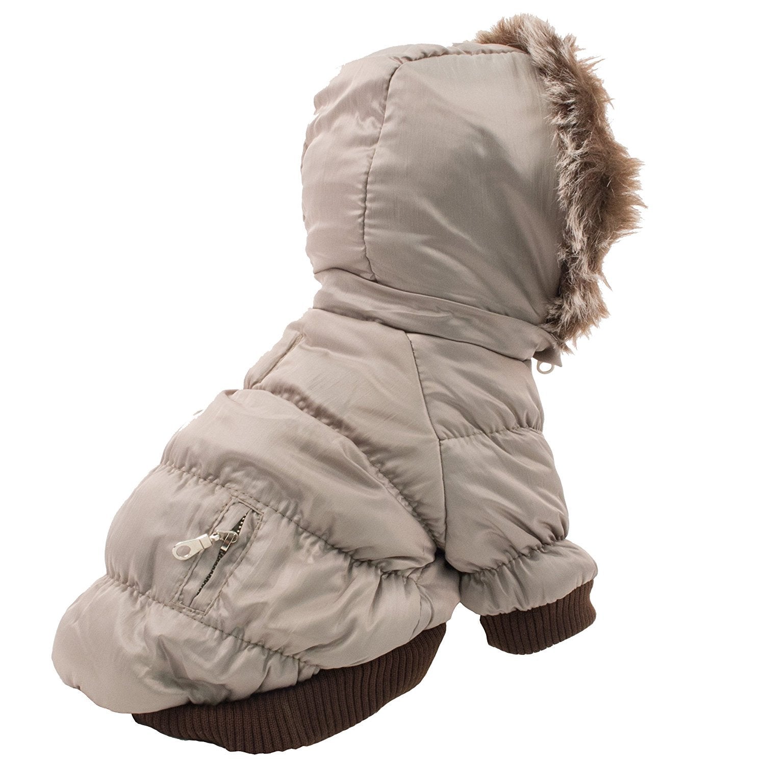 Metallic Fashion Pet Parka Coat(D0102H70XJG.)