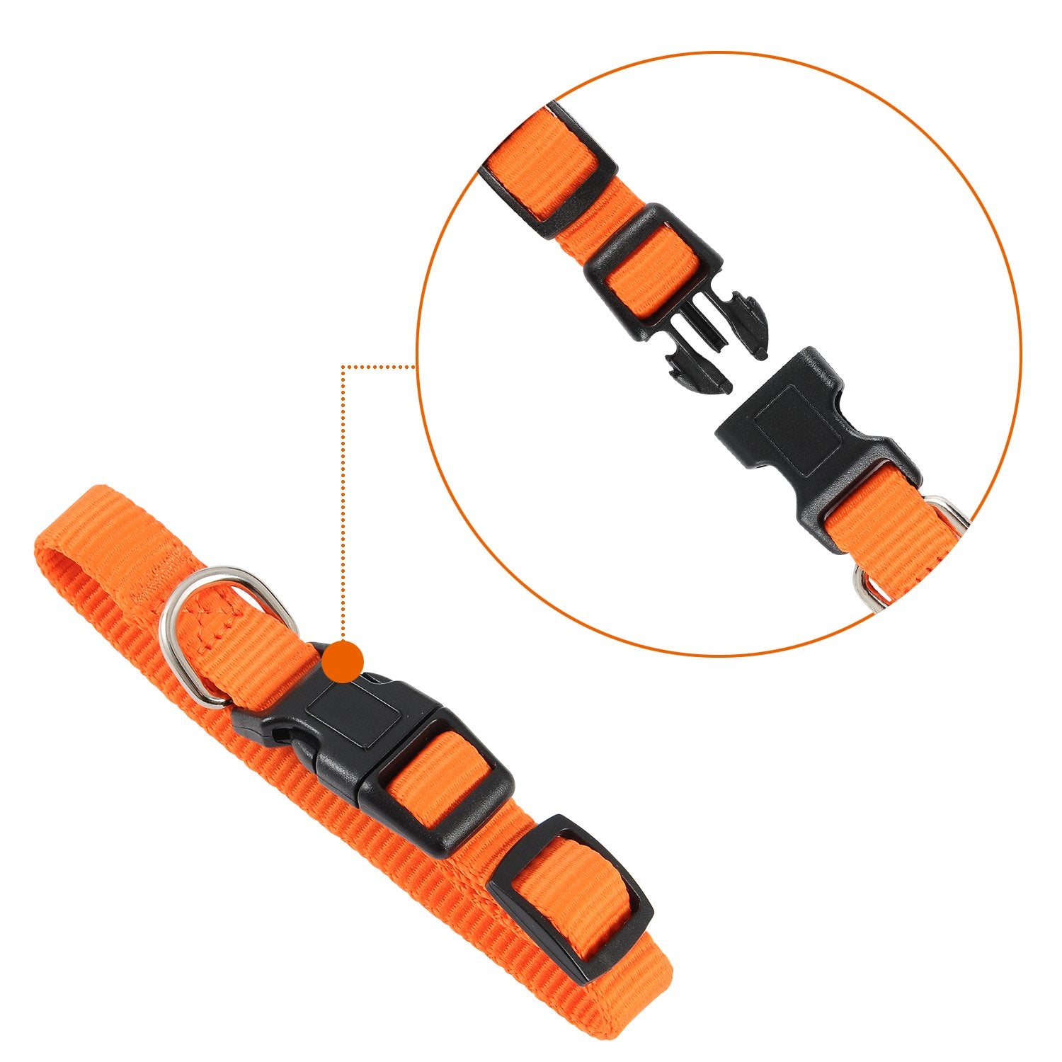 All4Pet Soft Nylon Puppy Collars Puppy Id Collars Whelping Litter Collars(Deluxe) (12/Set)