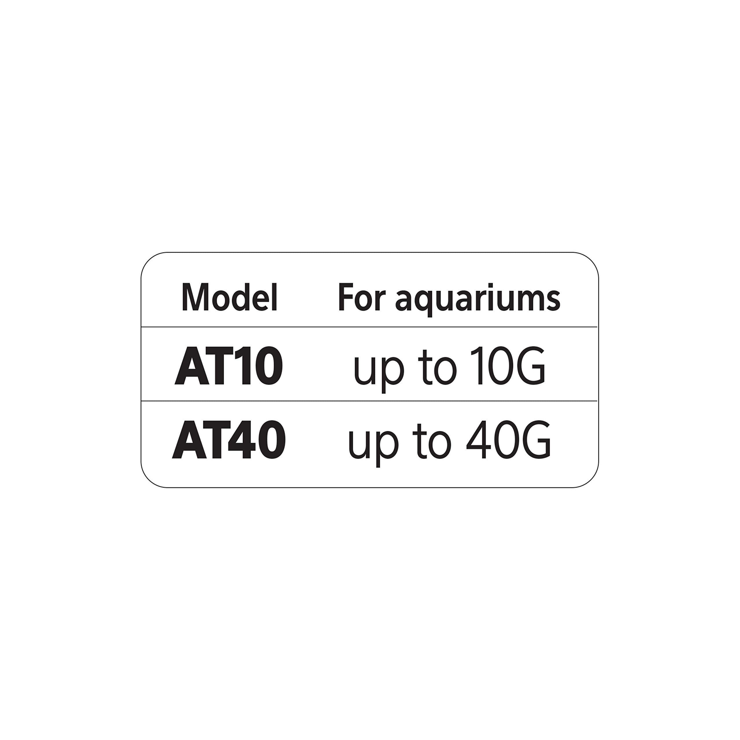 Aqueon Submersible Internal Aquarium Filter, At10 Gallons