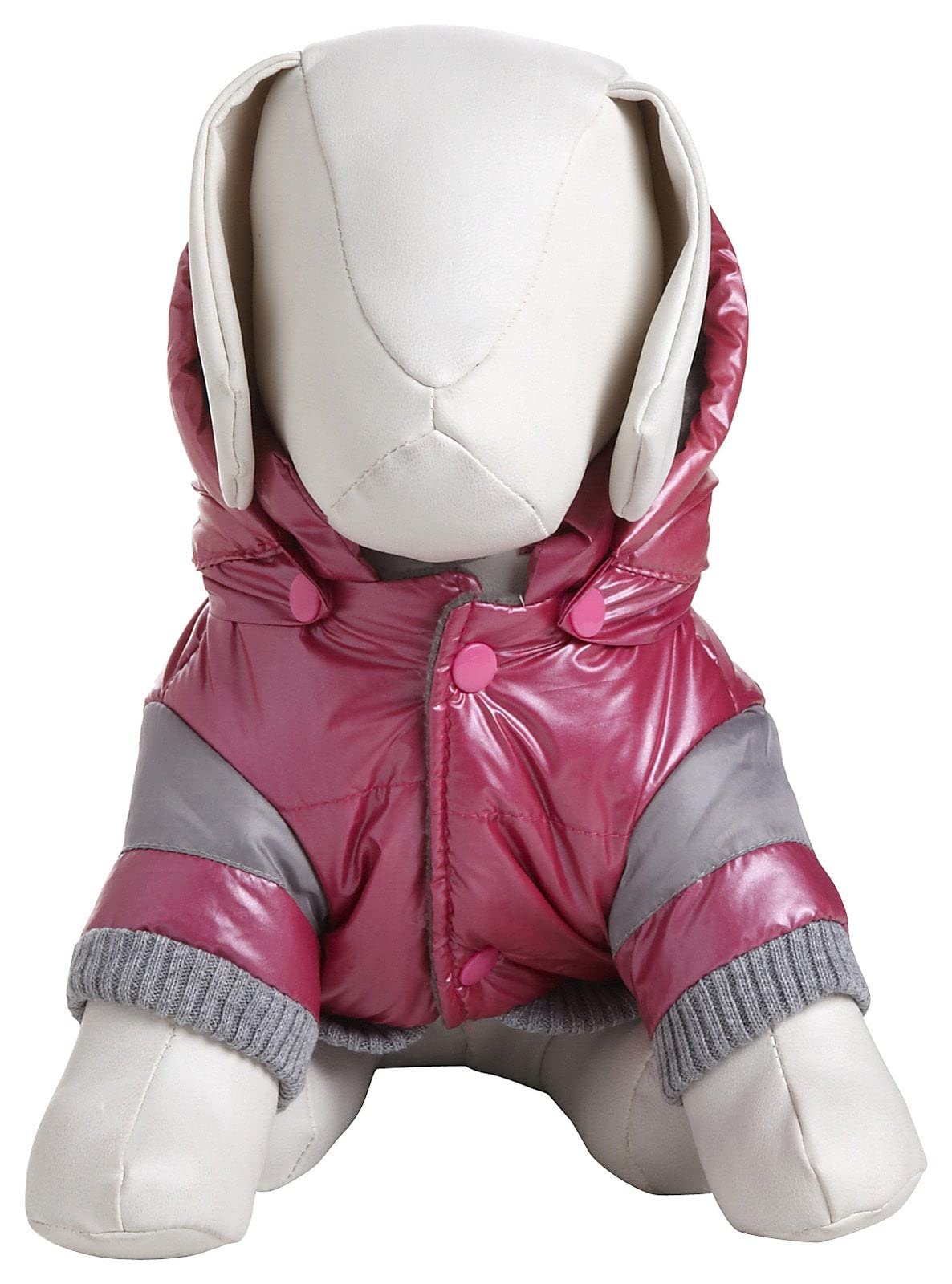 Pet Life Sporty Vintage Aspen Ski Winter Dog Coat With Snap-Off Removable Hood - Dog Jacket Features 3M Thinsulate Insulation Warming Technology - Dog Clothes Fits Small, Medium And Large Dogs