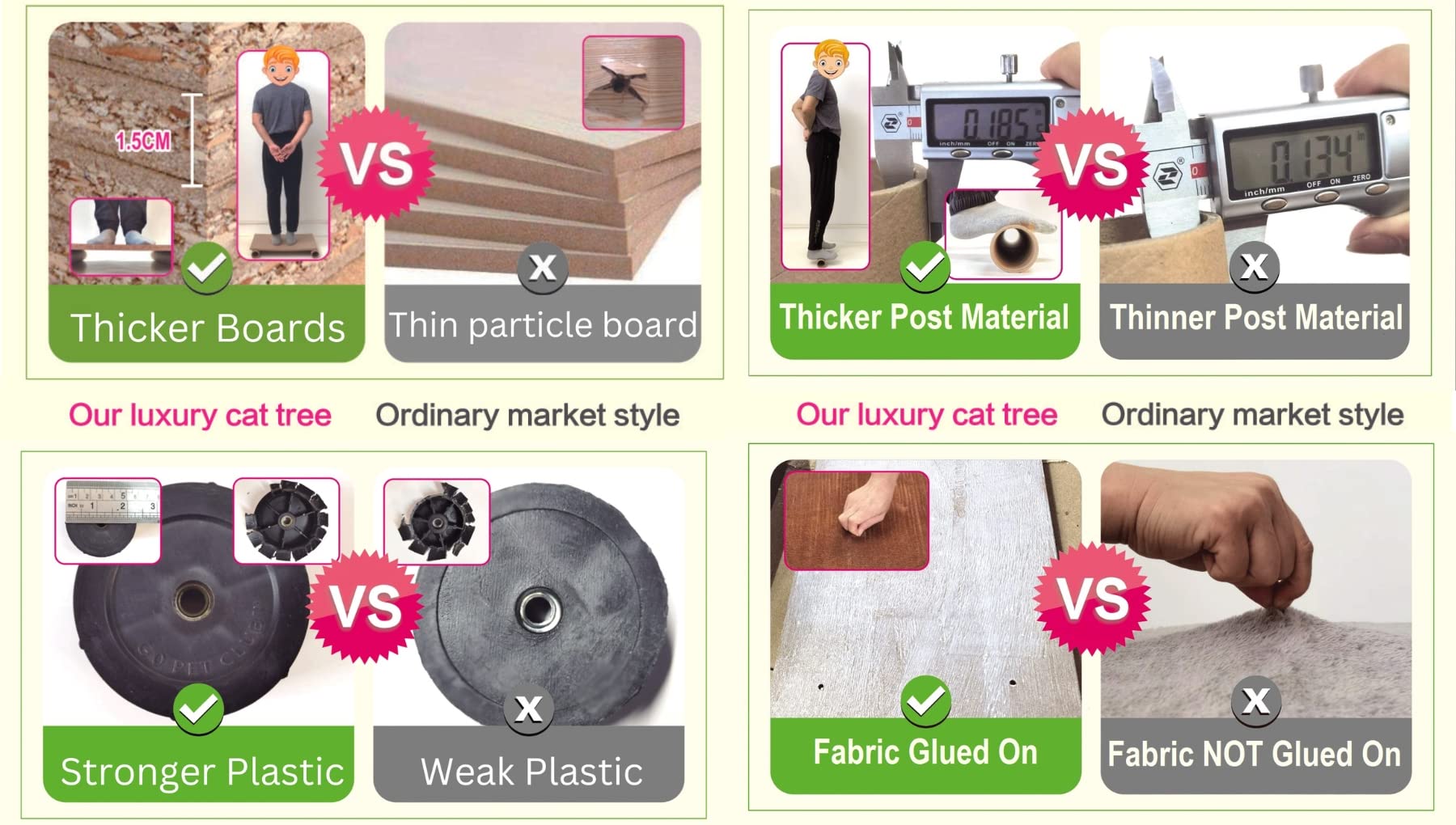 Go Pet Club Everyday Value 35in Corner Cat Tree Kitty Scratcher Tower Kitten Condo House Furniture with Scratching Board & Hangi