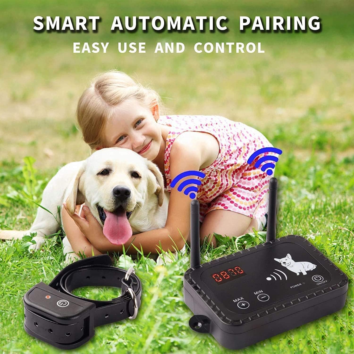 JUSTPET Wireless Dog Fence Electric Pet Container System