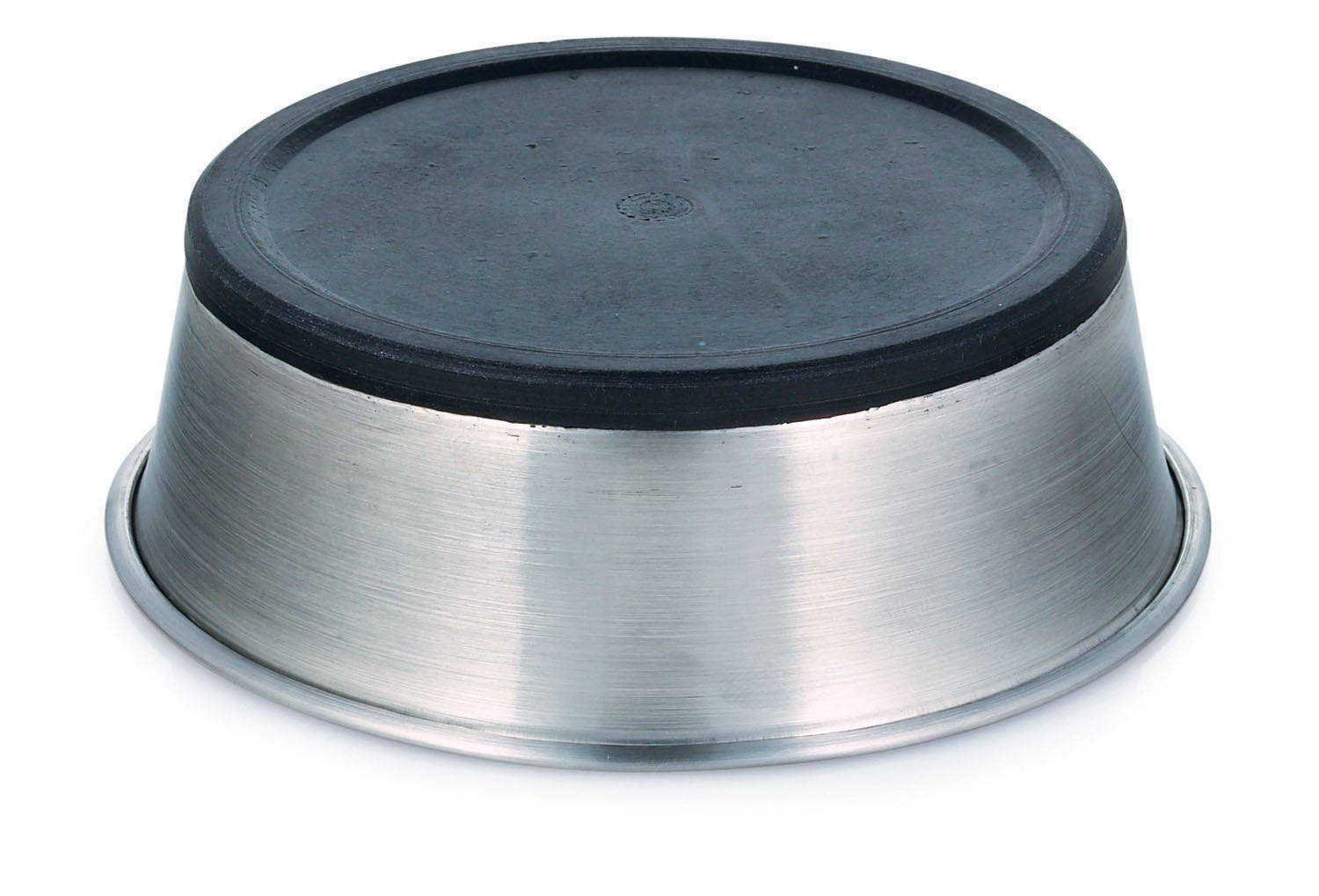 Proselect Stainless Steel Dog Bowl with Rubber Base, 9-1/4-Inch, 88-Ounce