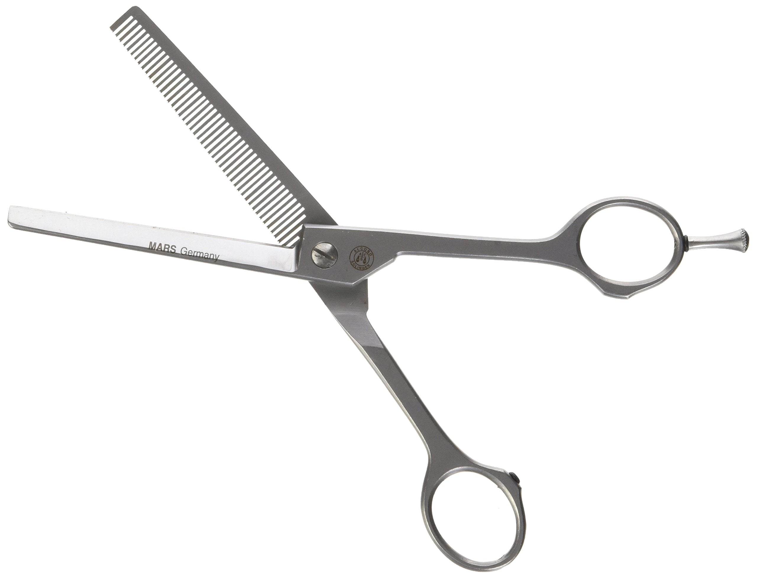Mars Professional Stainless Steel Grooming Shears, 46 Tooth Blender, Thinning Scissors