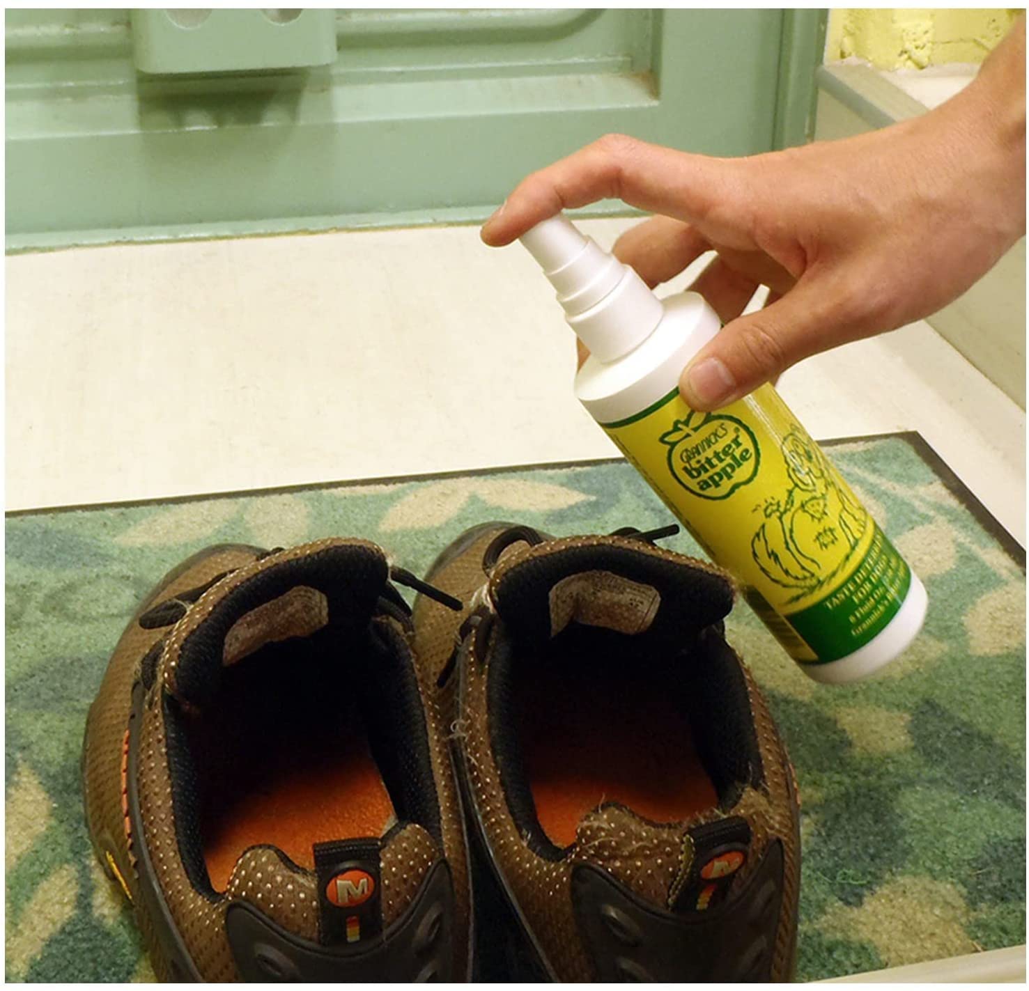 Grannick'S Bitter Apple Liquid 1, 8 Oz Chewing Deterrent Spray, Anti Chew Behavior Training Aid For Dogs And Cats; Stops Destructive Chewing Licking Of Bandages, Paws, Shoes, Fur, Doors And Furniture