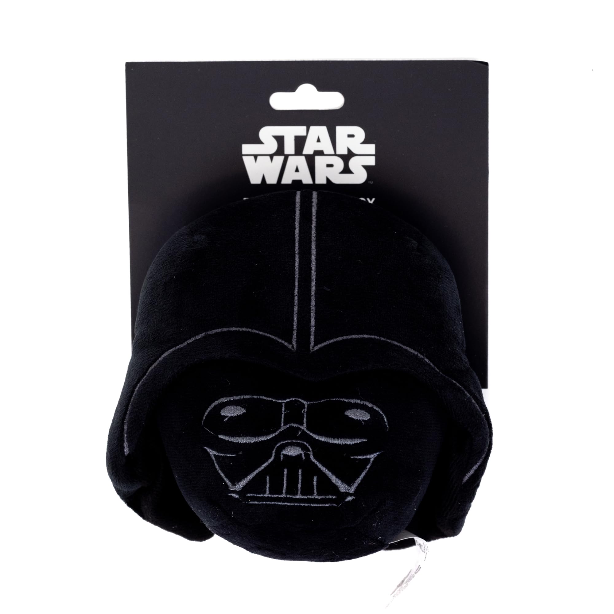 Star Wars Dog Toy, Darth Vader Helmet Black Pet Toy, Plush, 3.5 x 6