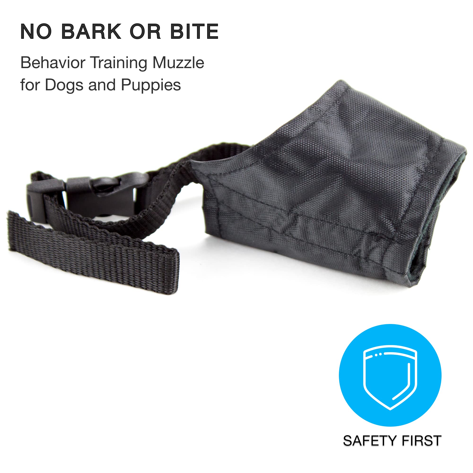 Weebo Pets Dog Muzzle For Small Dogs 5-15Lbs (Xx-Small) Soft Mesh Nylon Quick Fit Dog Muzzle - Small Breed Dog Grooming Supplies