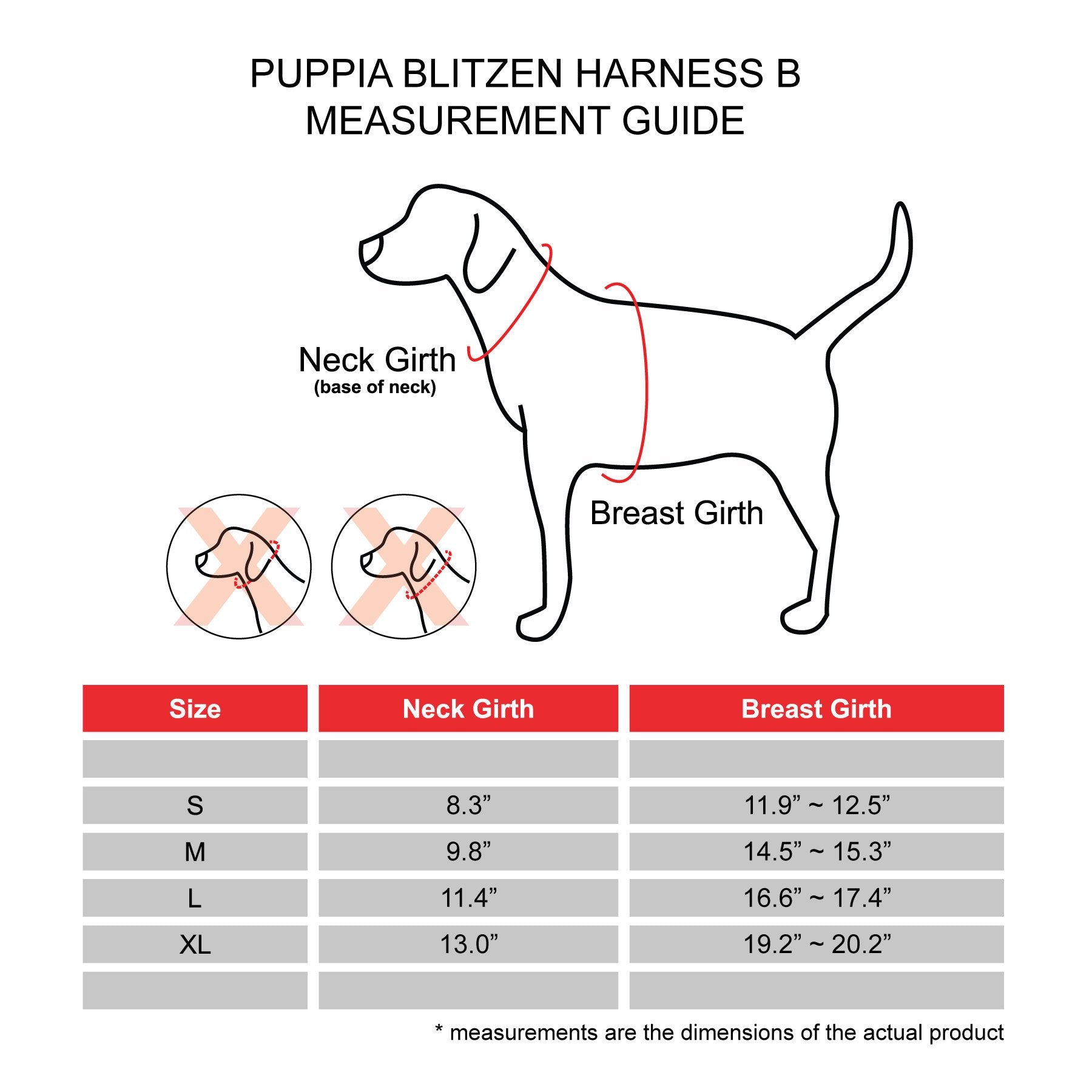 Puppia Blitzen Vest Dog Harness Step-In Warm Winter Christmas Holiday Harness For Small And Medium Dog, Red, Large