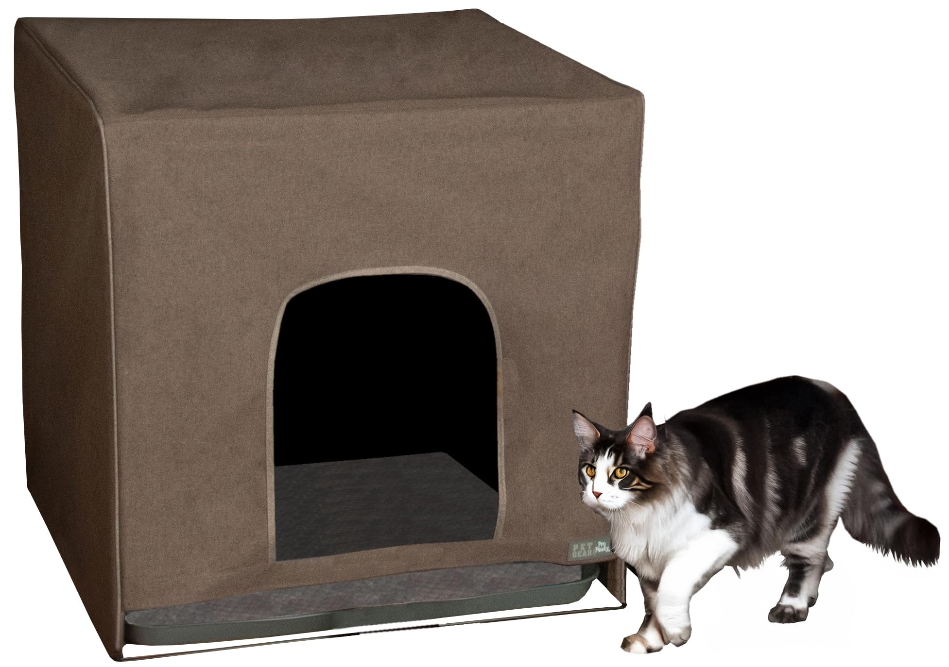 Pet Gear Pro Pawty For Cats With Tray, Put An End To Scattered Litter, Foldable, Easy Clean, Litterbox Not Included, 2 Models, 2
