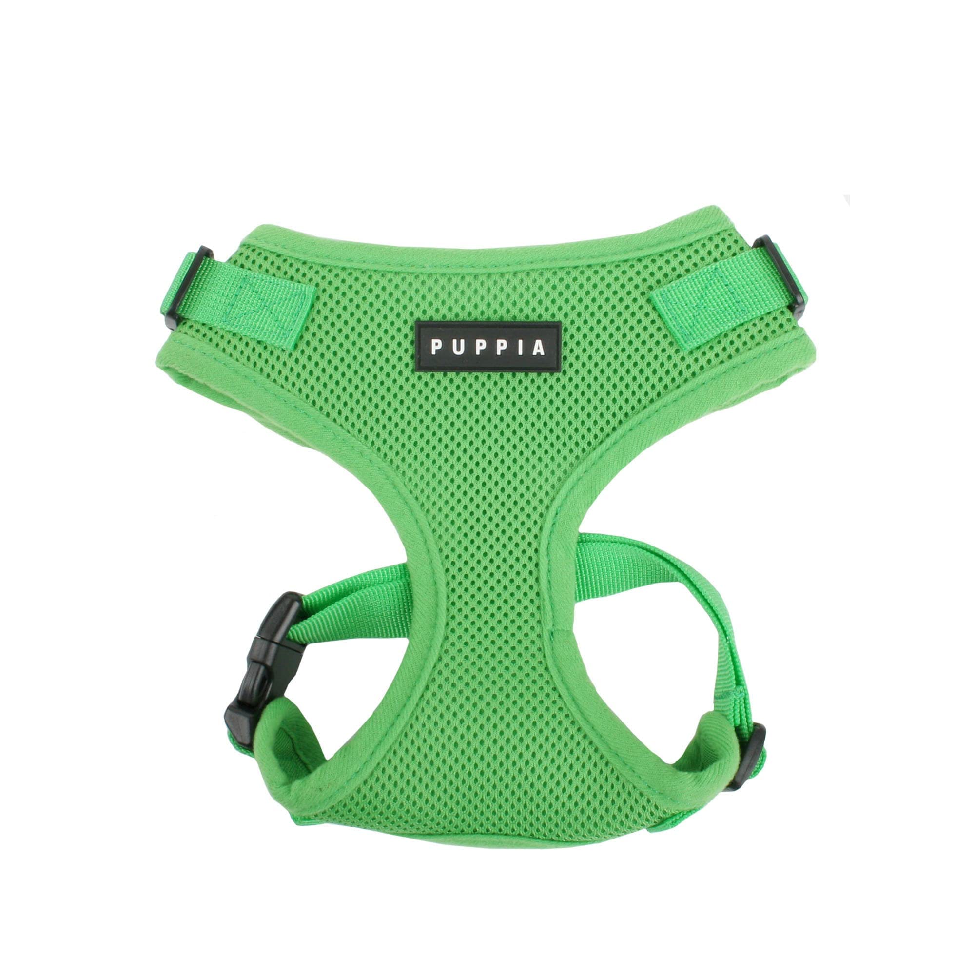 Authentic Puppia Ritefit Harness With Adjustable Neck, Green, Extra-Large